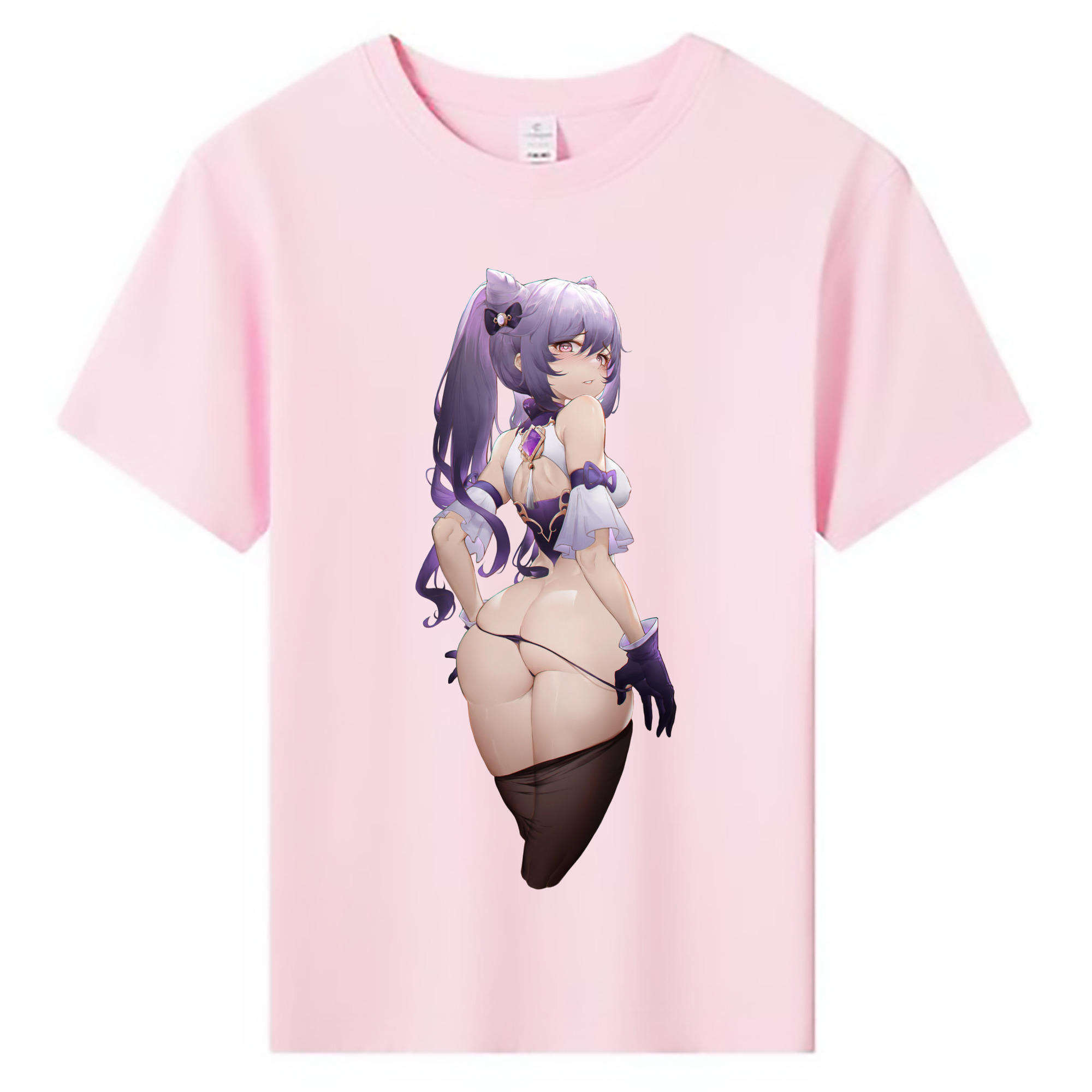 げんし神 刻晴 こくせい genshin Kokusei 綿100％キッズTシャツ（フロントプリント）