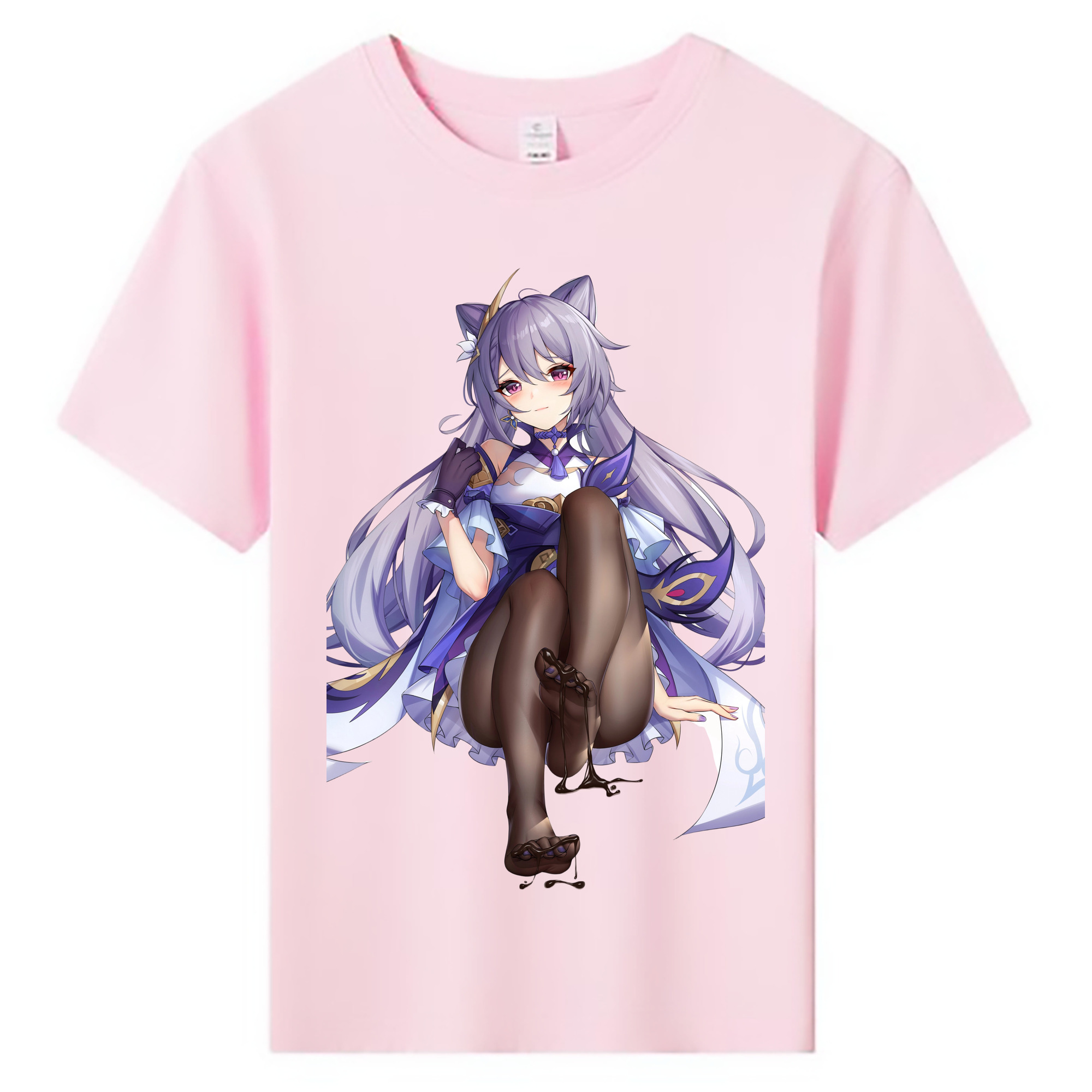 げんし神 刻晴 こくせい genshin Kokusei 綿100％キッズTシャツ（フロントプリント）