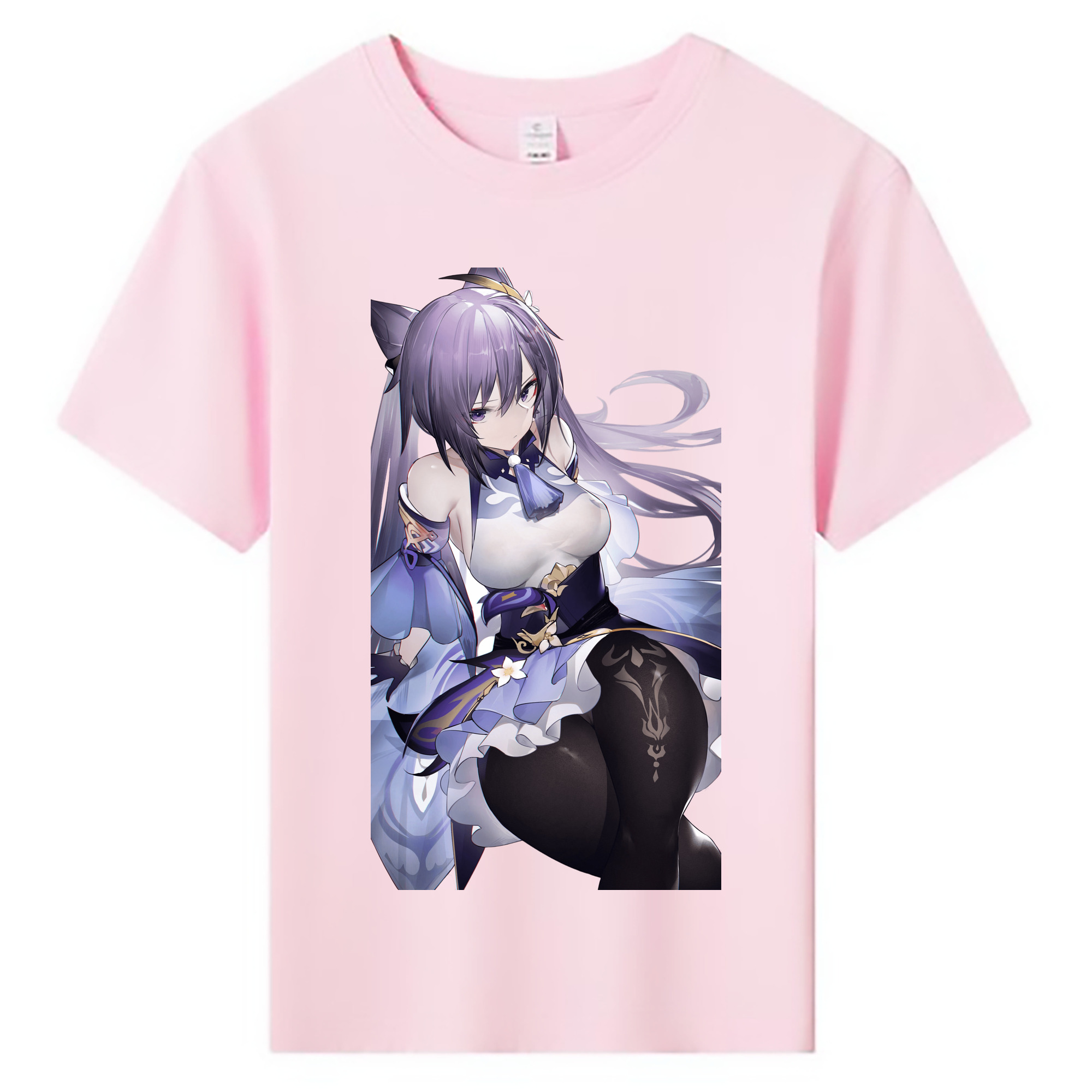 げんし神 刻晴 こくせい genshin Kokusei 綿100％キッズTシャツ（フロントプリント）