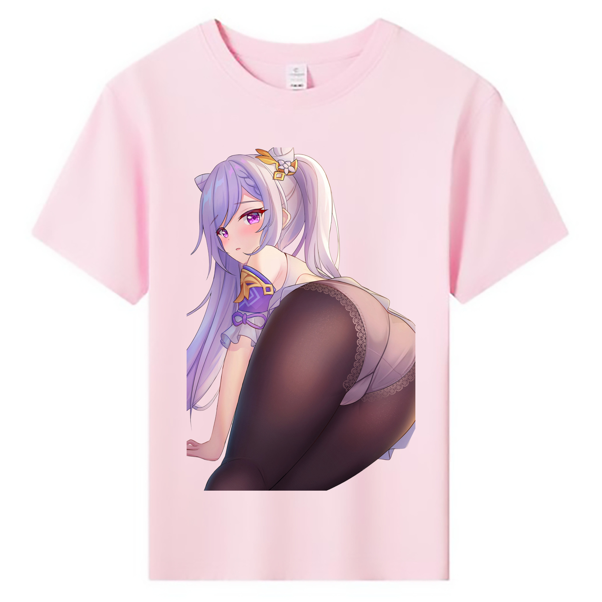 げんし神 刻晴 こくせい genshin Kokusei 綿100％キッズTシャツ（フロントプリント）