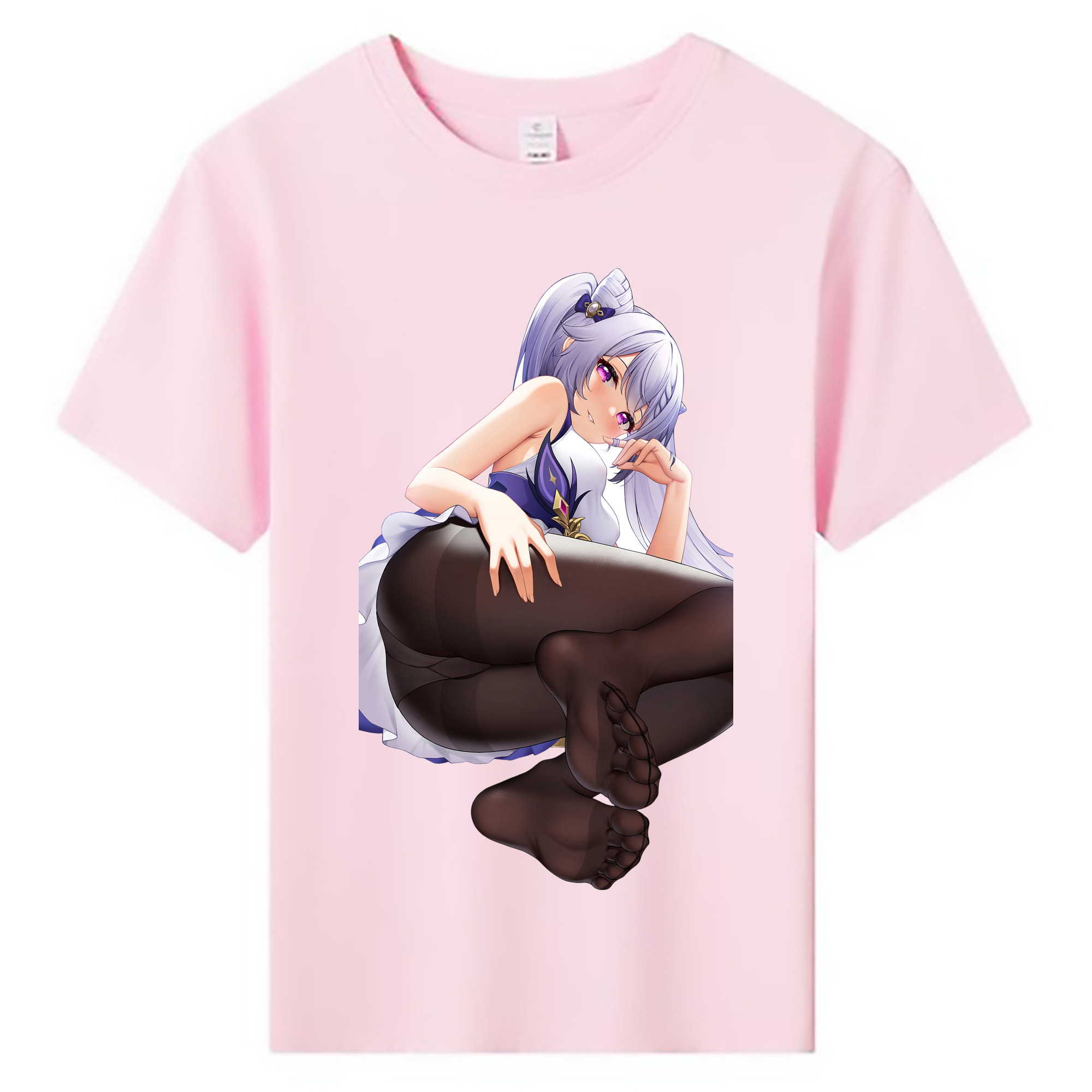 げんし神 刻晴 こくせい genshin Kokusei 綿100％キッズTシャツ（フロントプリント）
