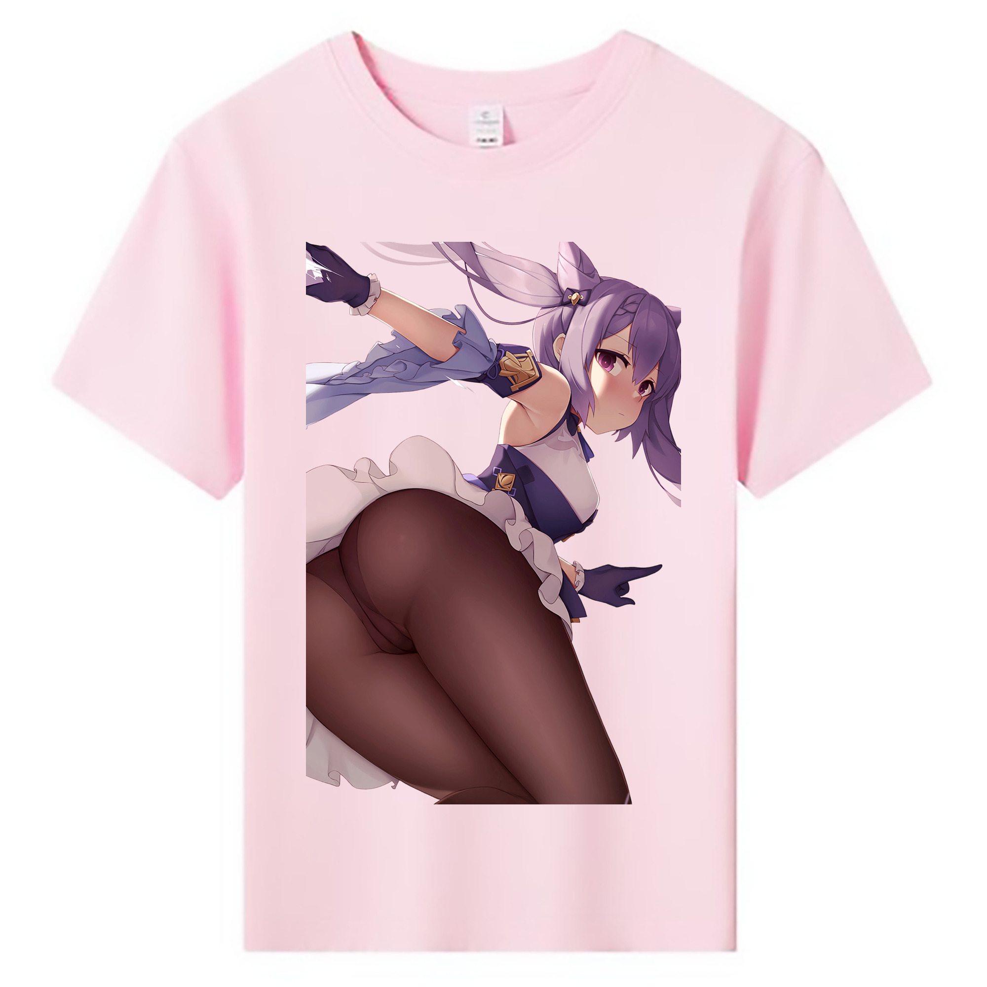 げんし神 刻晴 こくせい genshin Kokusei 綿100％キッズTシャツ（フロントプリント）