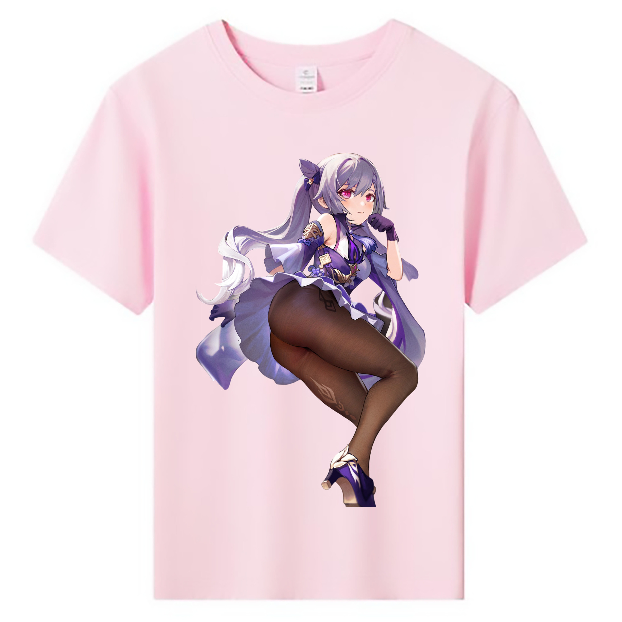 げんし神 刻晴 こくせい genshin Kokusei 綿100％キッズTシャツ（フロントプリント）