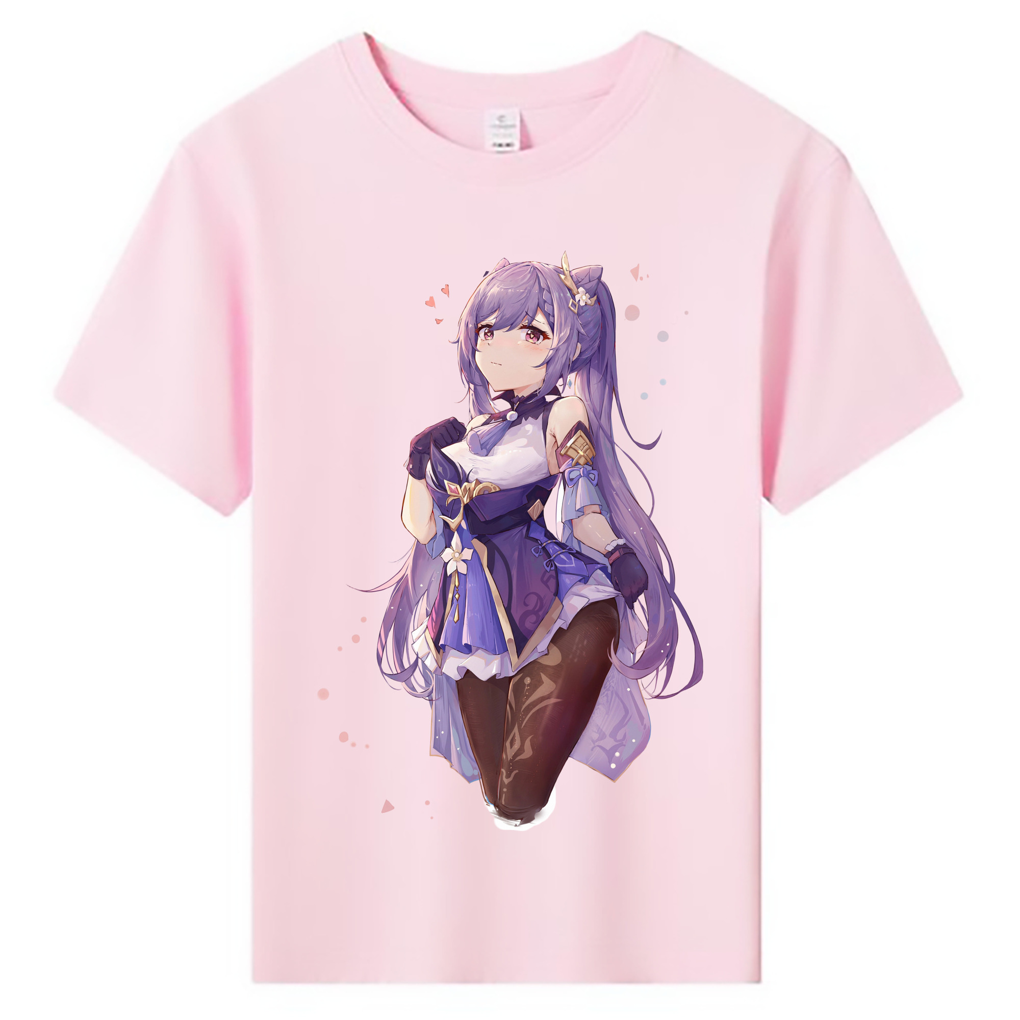 げんし神 刻晴 こくせい genshin Kokusei 綿100％キッズTシャツ（フロントプリント）
