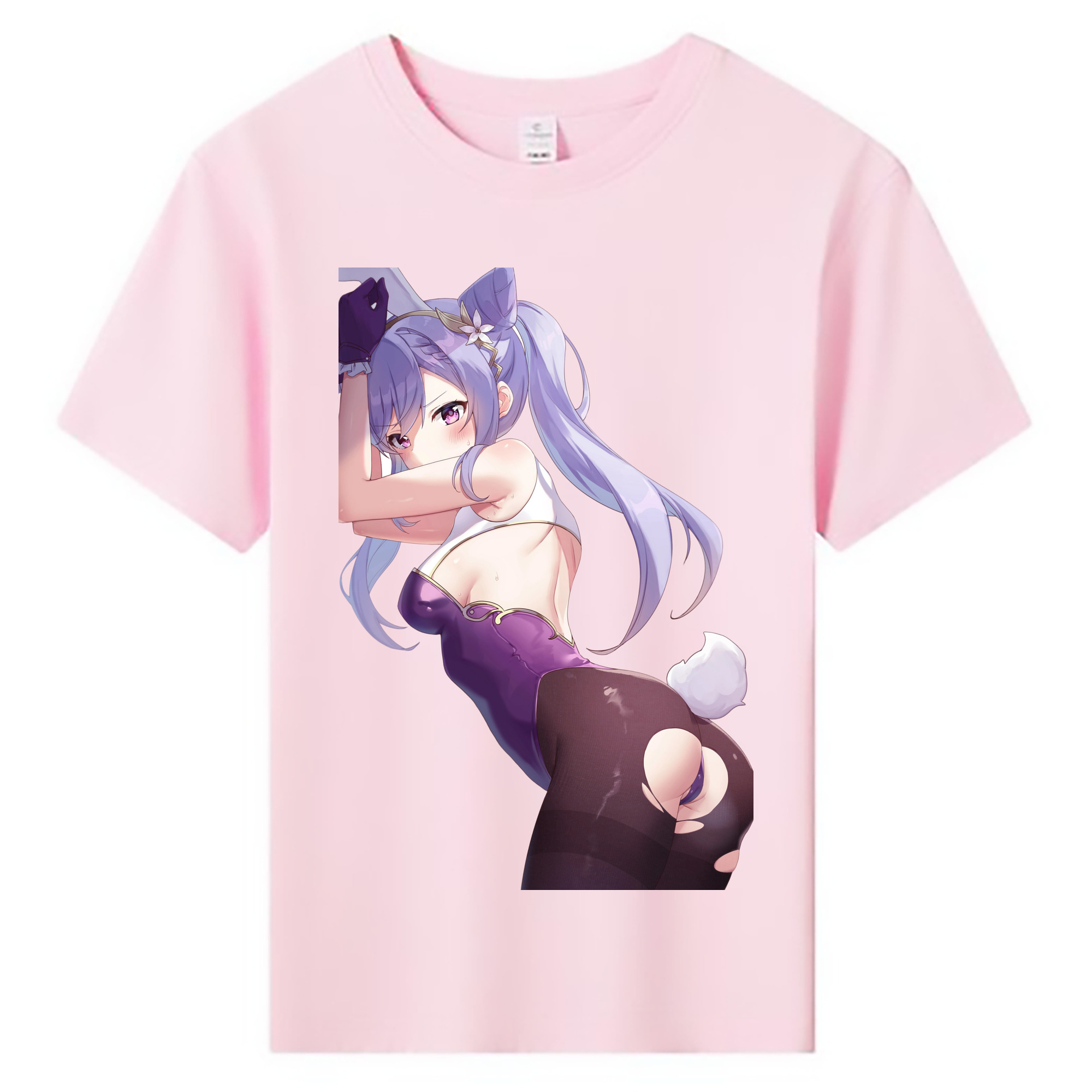げんし神 刻晴 こくせい genshin Kokusei 綿100％キッズTシャツ（フロントプリント）
