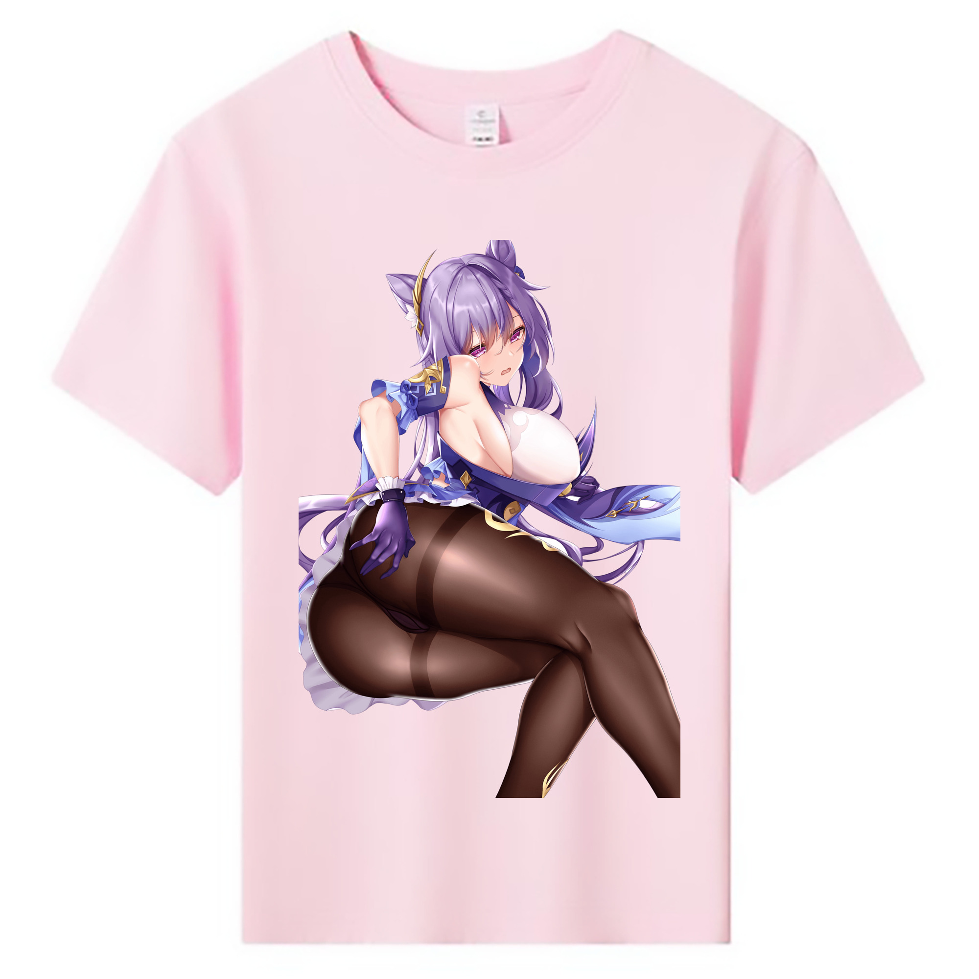げんし神 刻晴 こくせい genshin Kokusei 綿100％キッズTシャツ（フロントプリント）