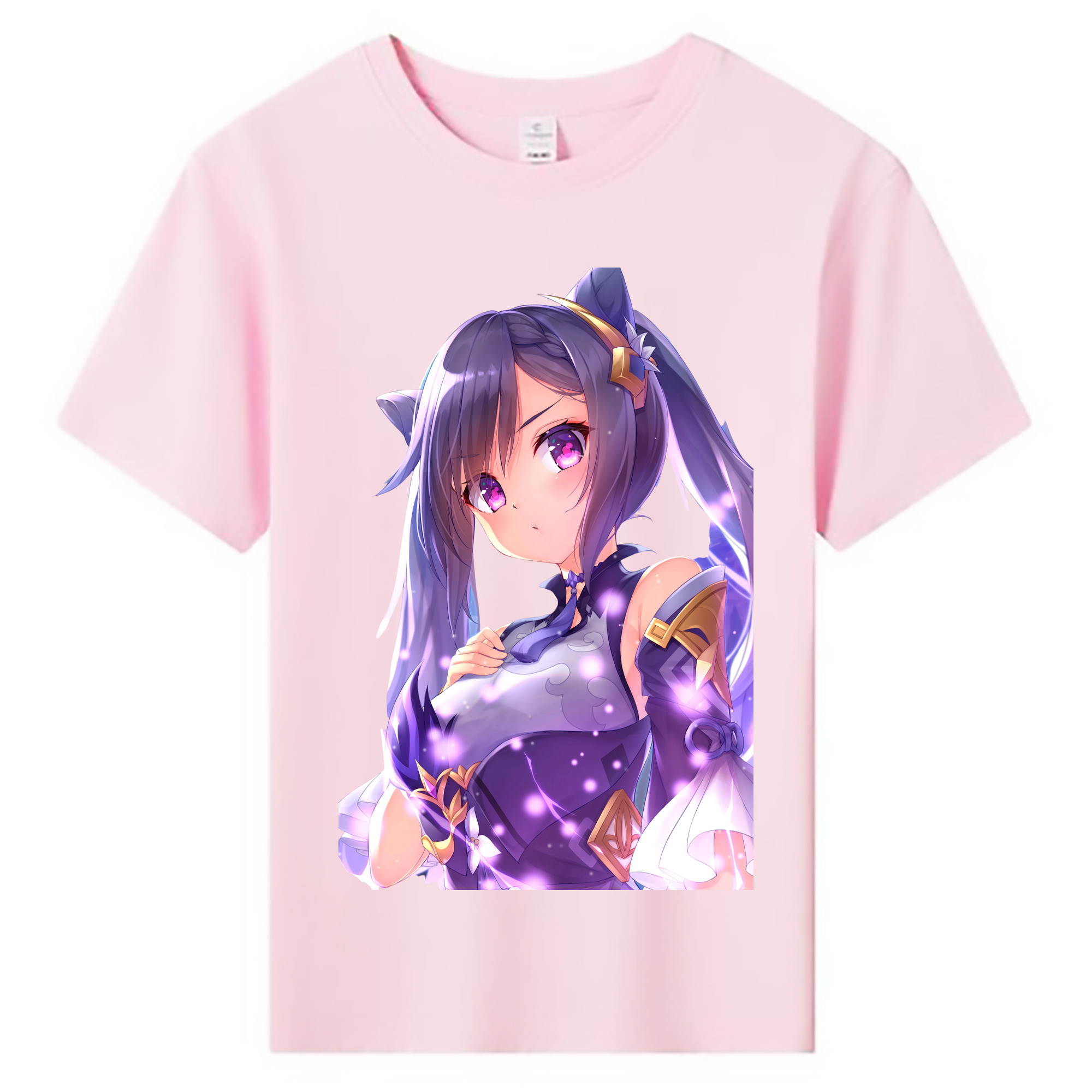 げんし神 刻晴 こくせい genshin Kokusei 綿100％キッズTシャツ（フロントプリント）