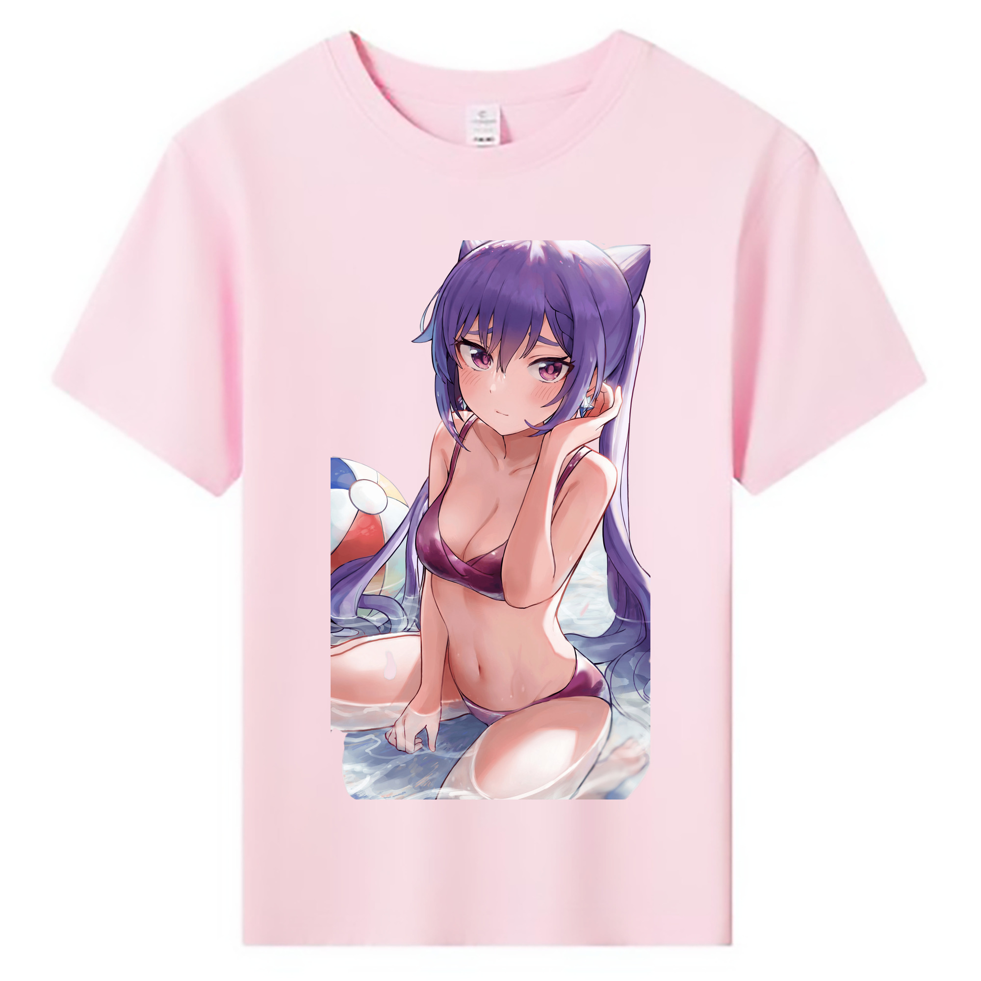 げんし神 刻晴 こくせい genshin Kokusei 綿100％キッズTシャツ（フロントプリント）