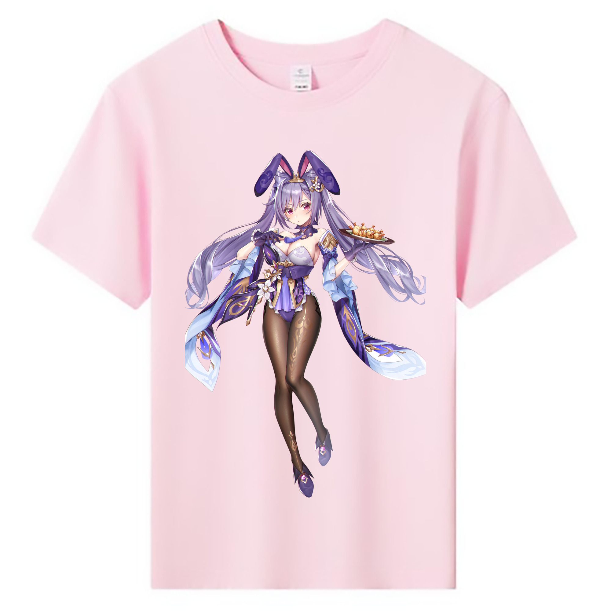 げんし神 刻晴 こくせい genshin Kokusei 綿100％キッズTシャツ（フロントプリント）
