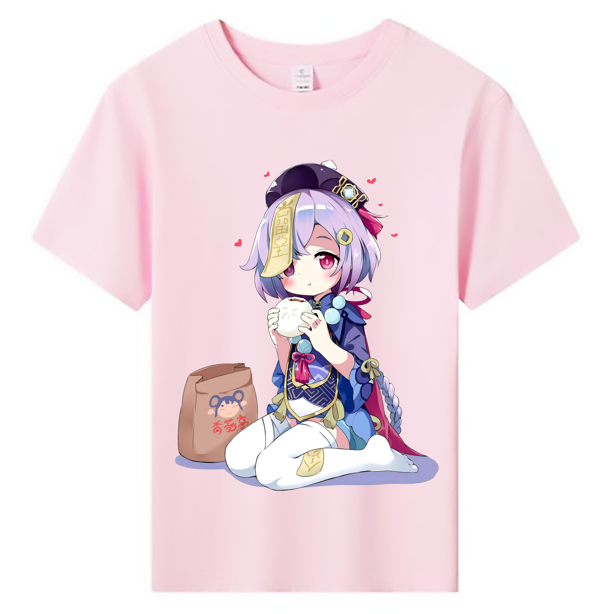 げんし神 七七 なな  genshin Nana 綿100％キッズTシャツ（フロントプリント）