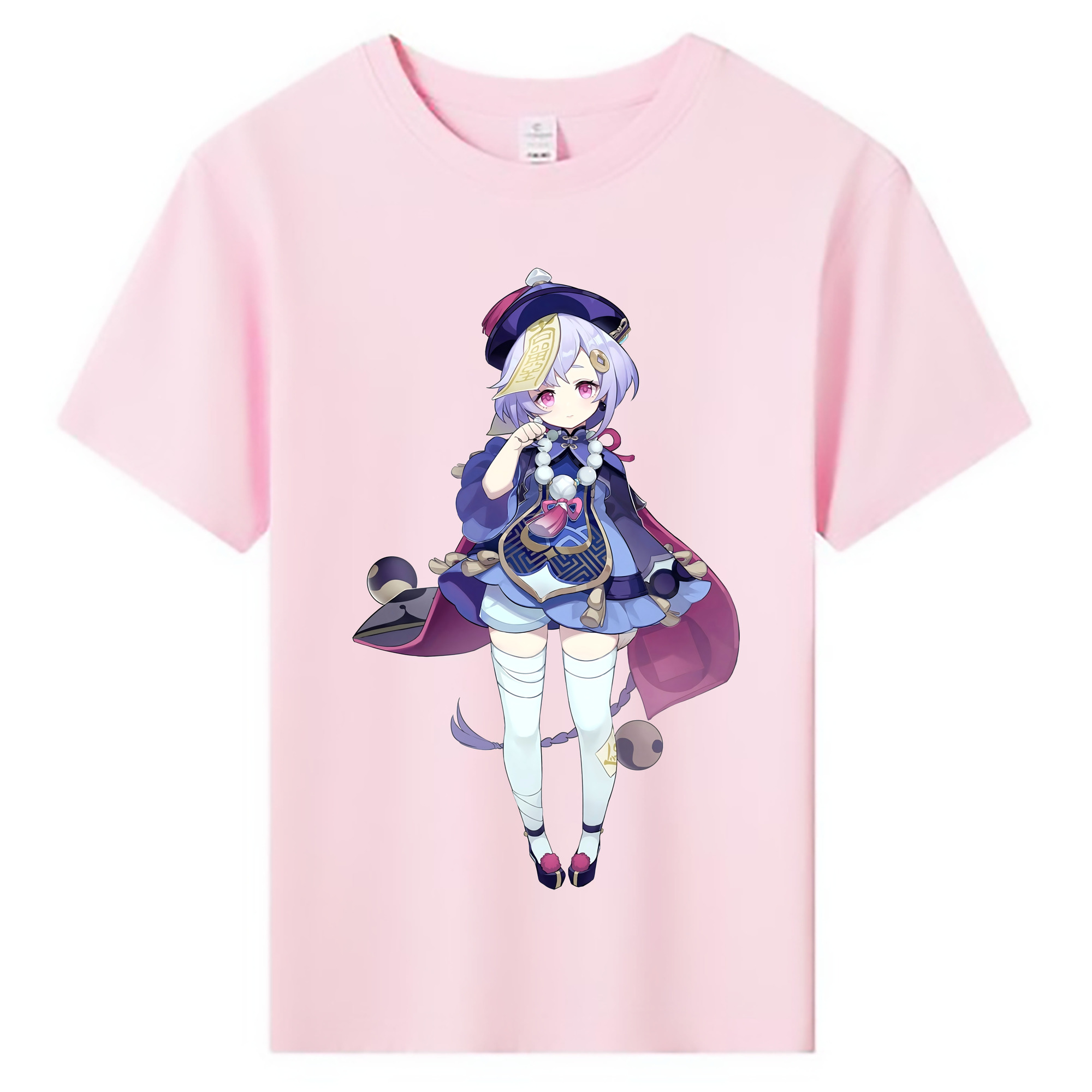 げんし神 七七 なな  genshin Nana 綿100％キッズTシャツ（フロントプリント）