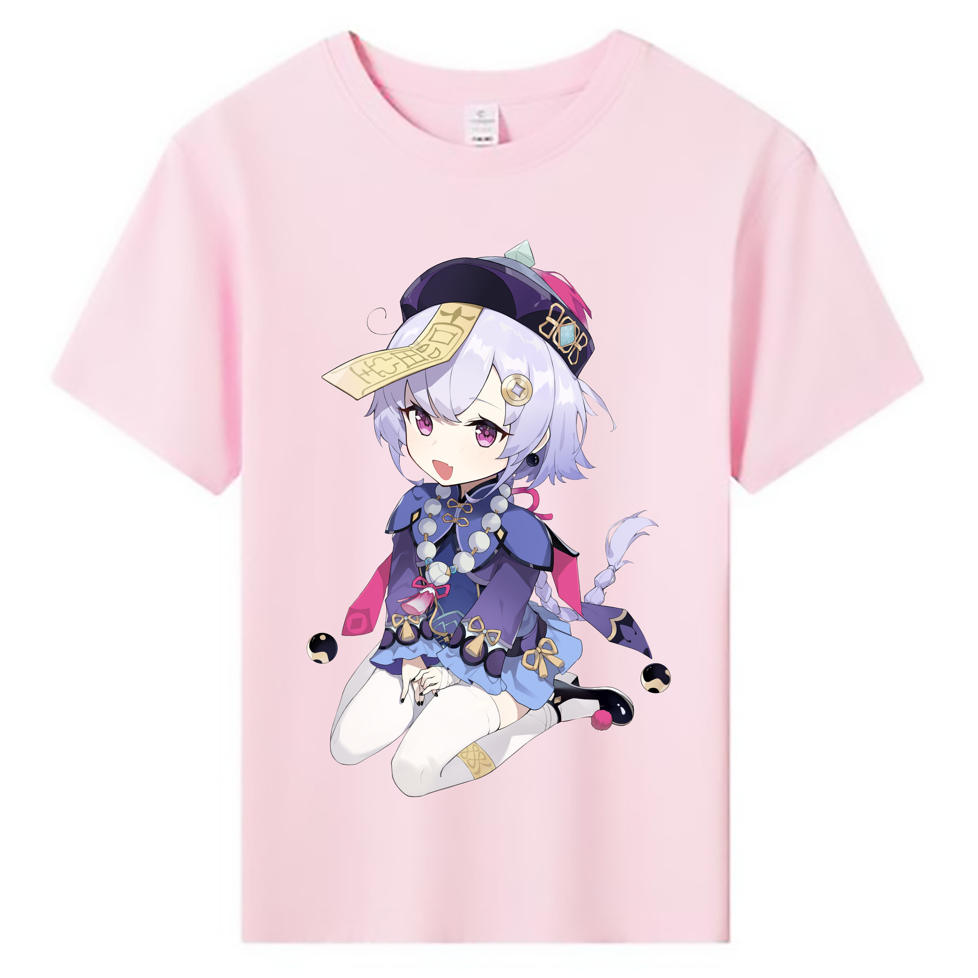 げんし神 七七 なな  genshin Nana 綿100％キッズTシャツ（フロントプリント）