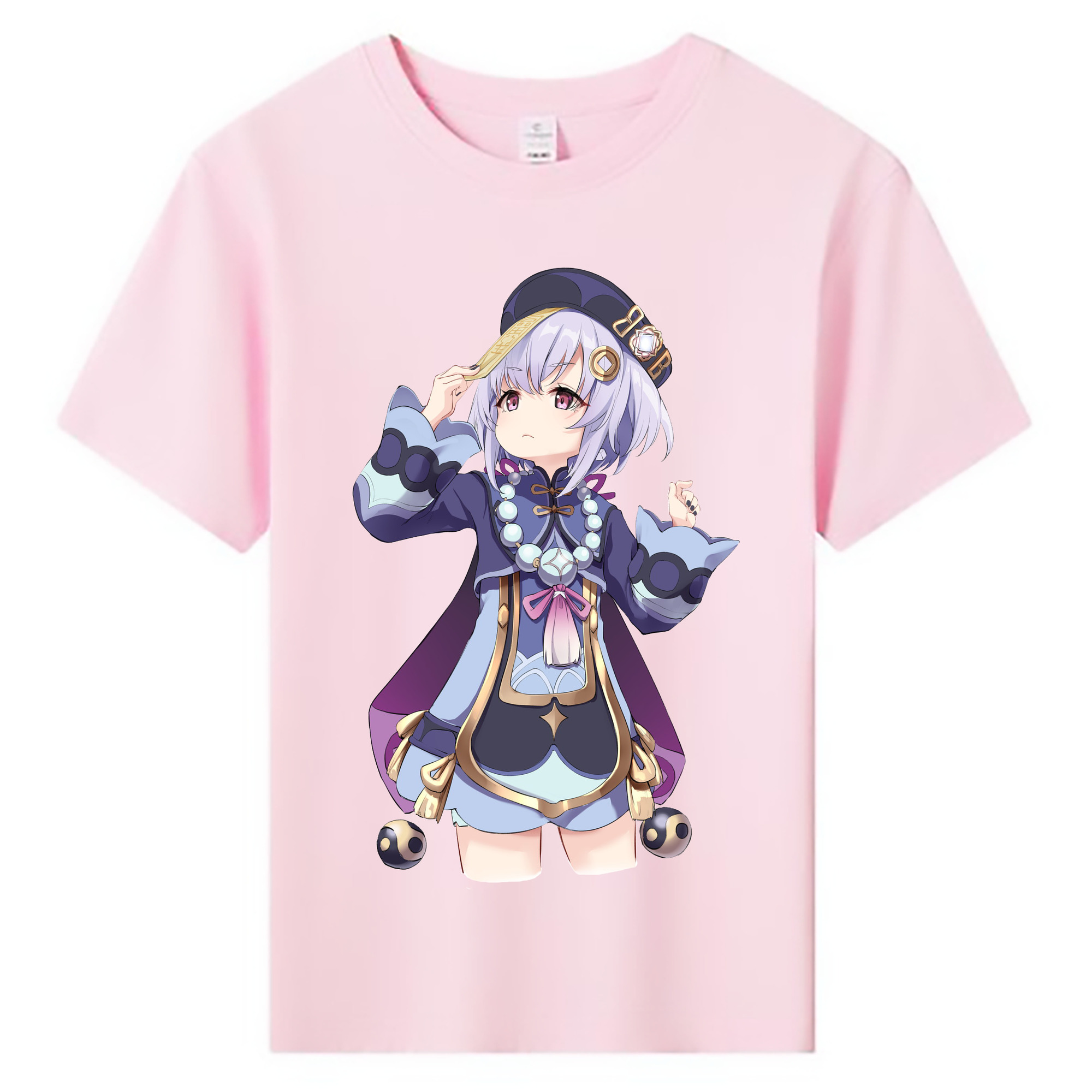 げんし神 七七 なな  genshin Nana 綿100％キッズTシャツ（フロントプリント）