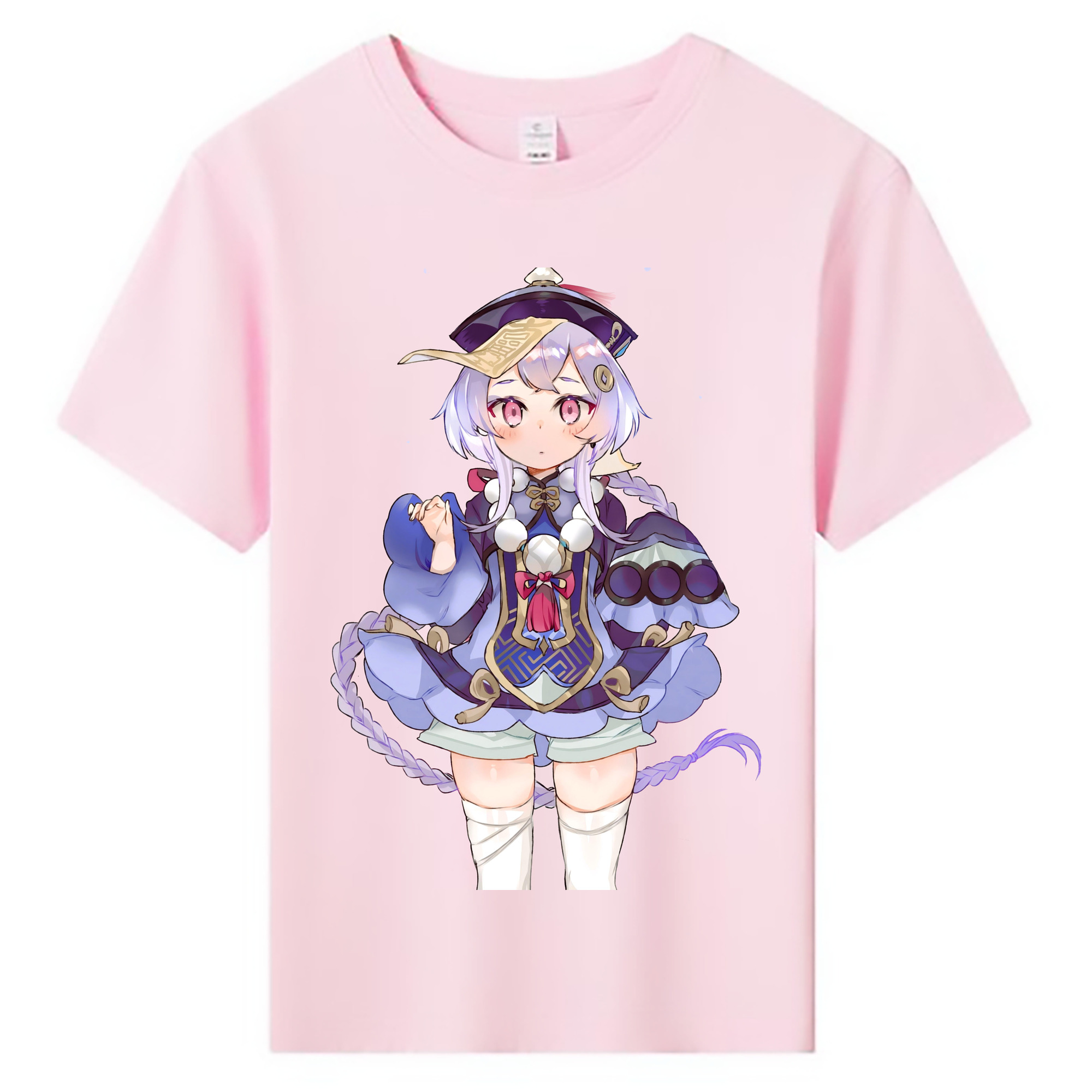 げんし神 七七 なな  genshin Nana 綿100％キッズTシャツ（フロントプリント）