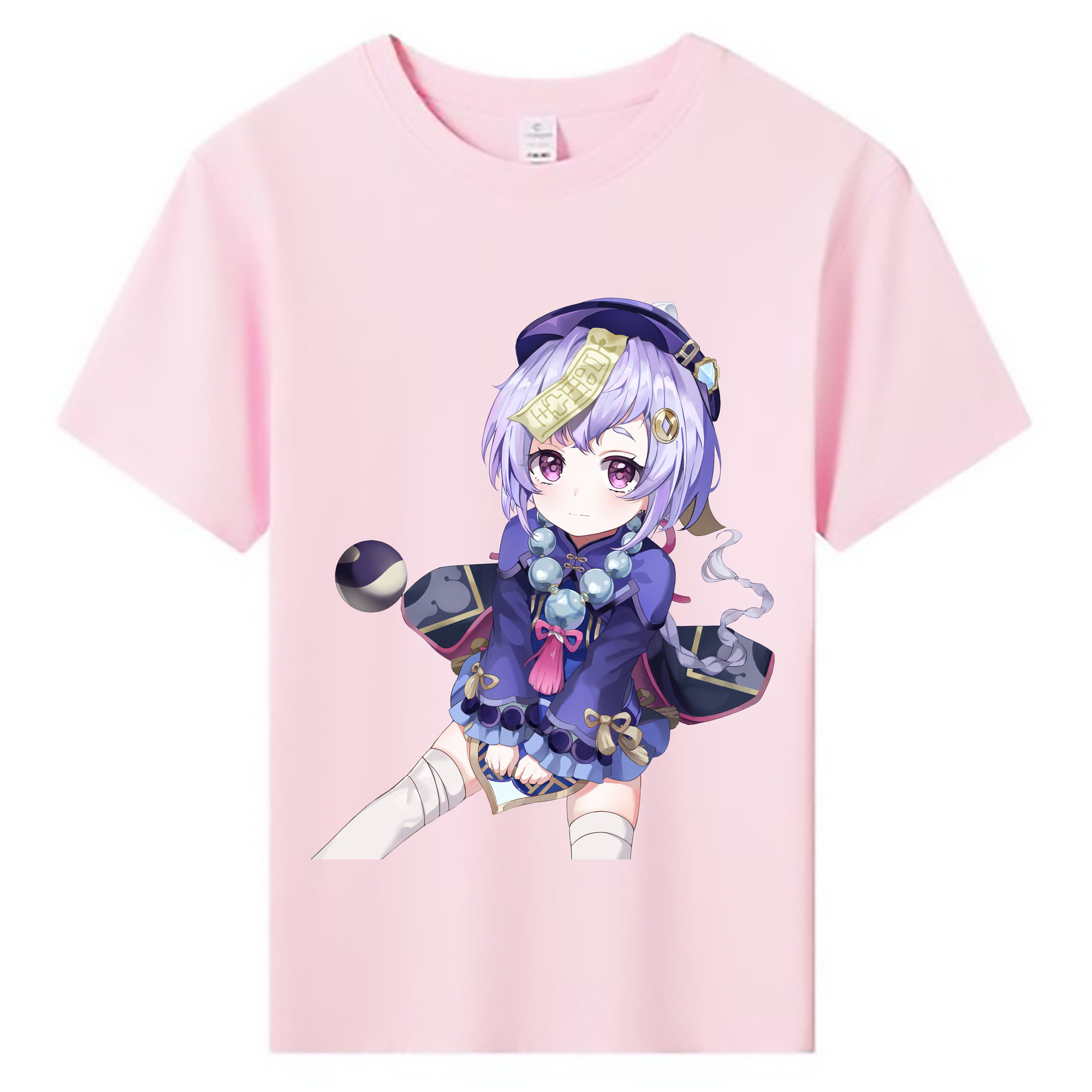 げんし神 七七 なな  genshin Nana 綿100％キッズTシャツ（フロントプリント）