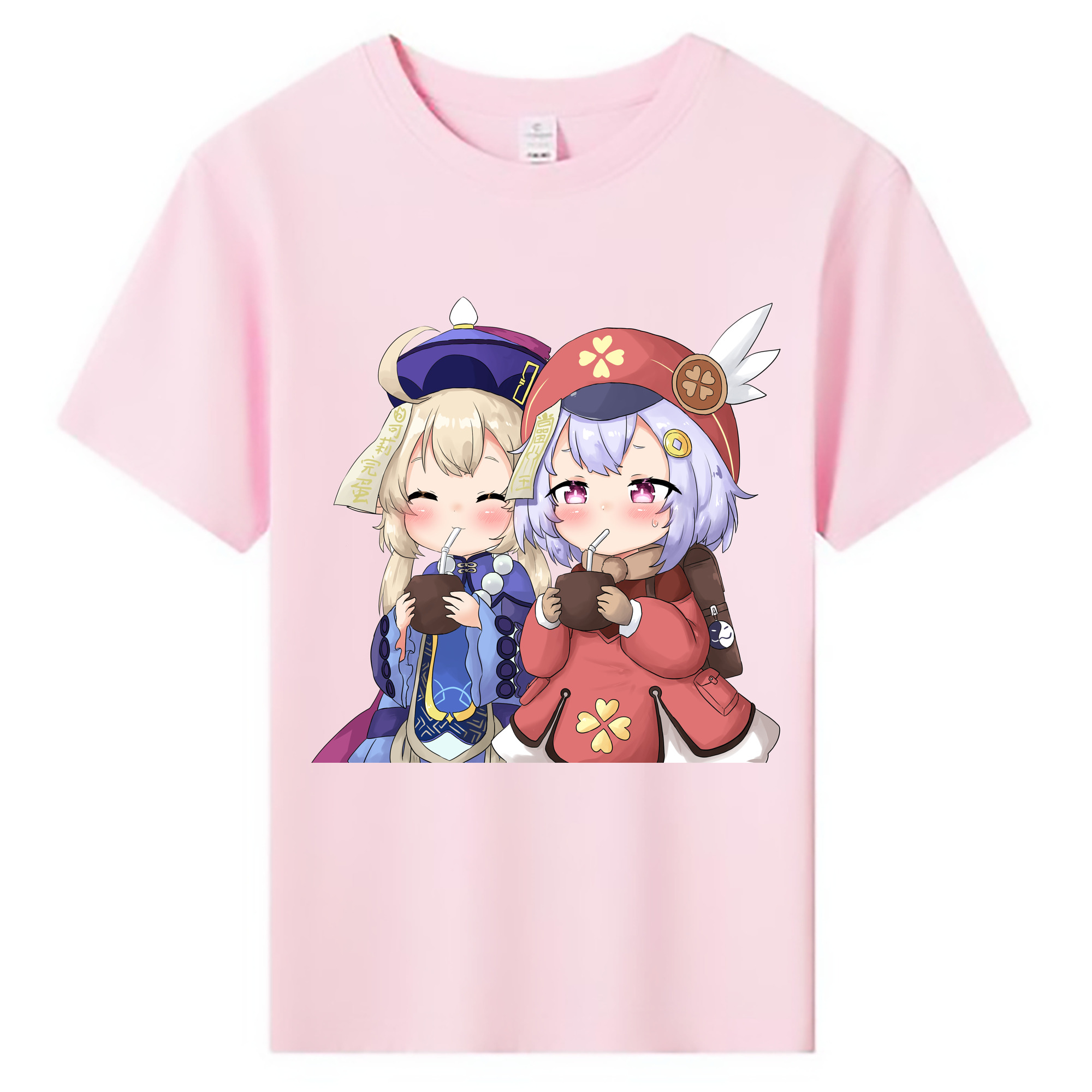げんし神 七七 なな  genshin Nana 綿100％キッズTシャツ（フロントプリント）