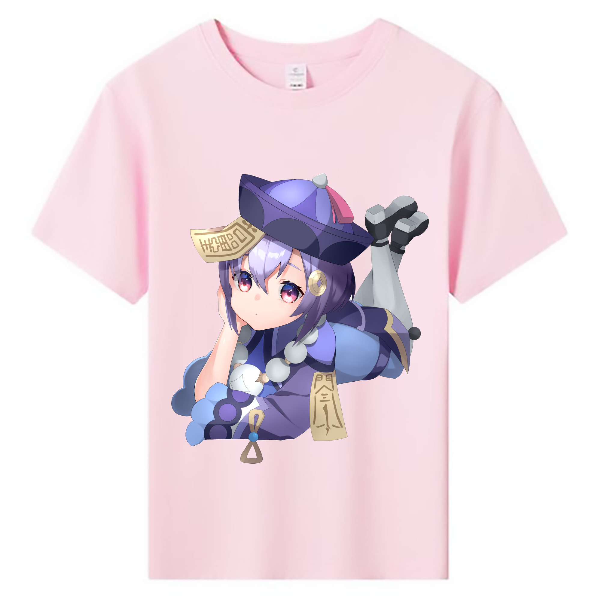 げんし神 七七 なな  genshin Nana 綿100％キッズTシャツ（フロントプリント）