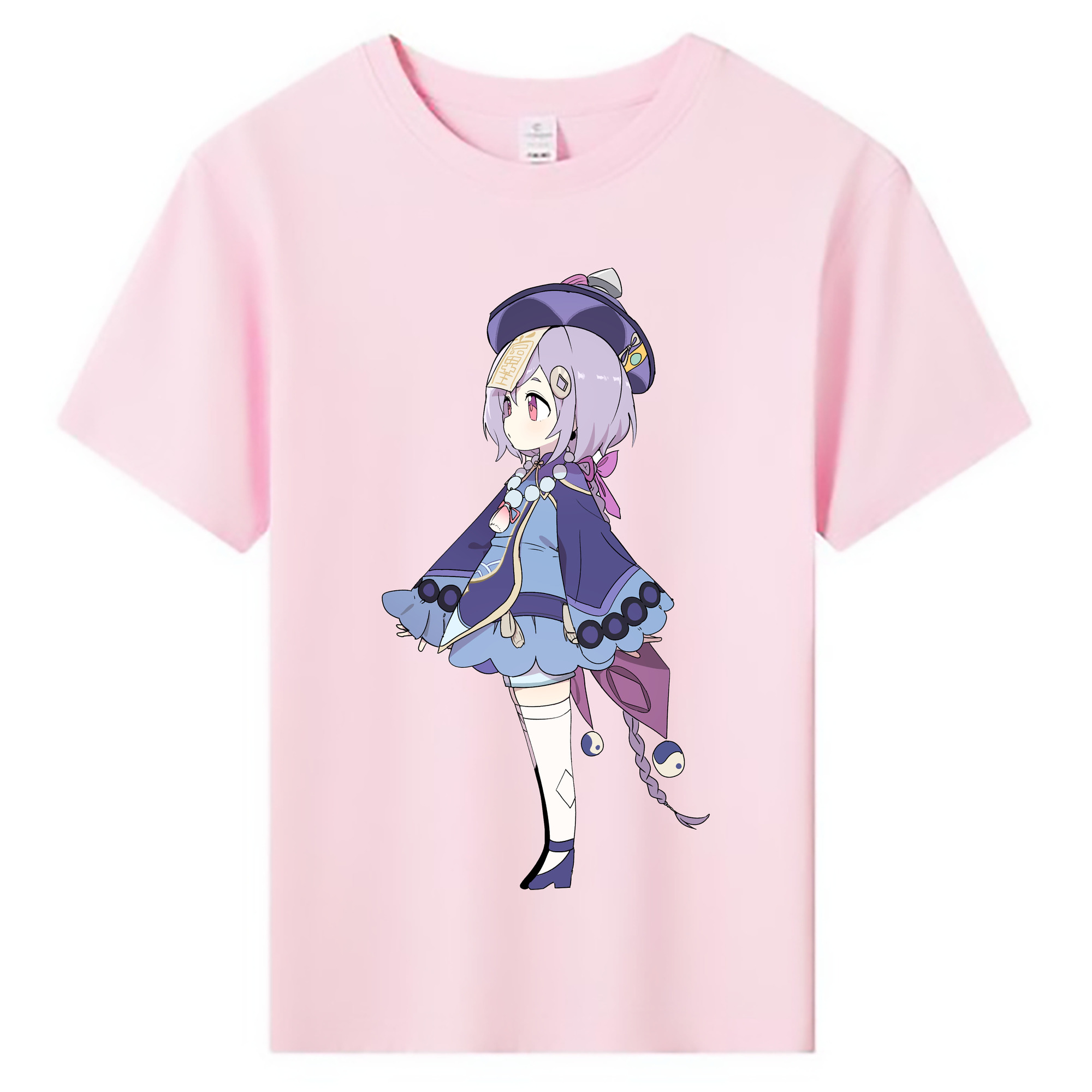 げんし神 七七 なな  genshin Nana 綿100％キッズTシャツ（フロントプリント）