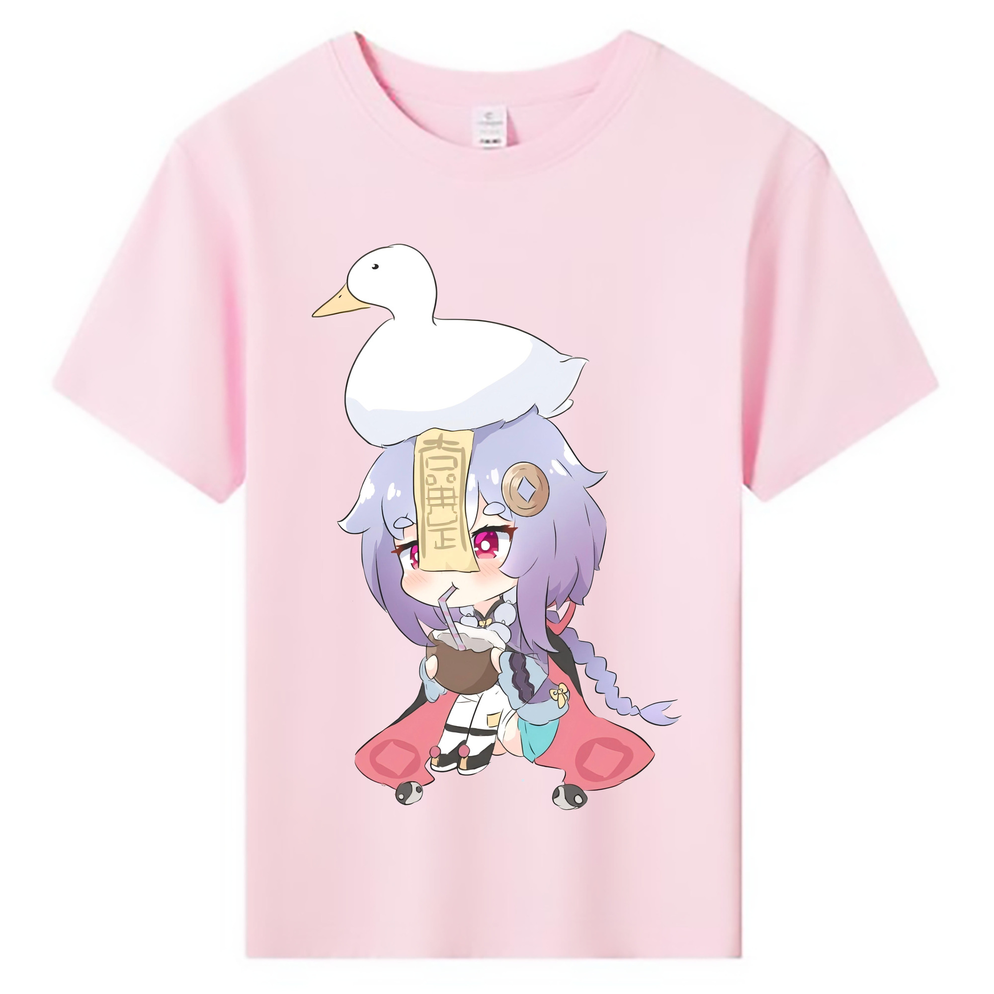 げんし神 七七 なな  genshin Nana 綿100％キッズTシャツ（フロントプリント）