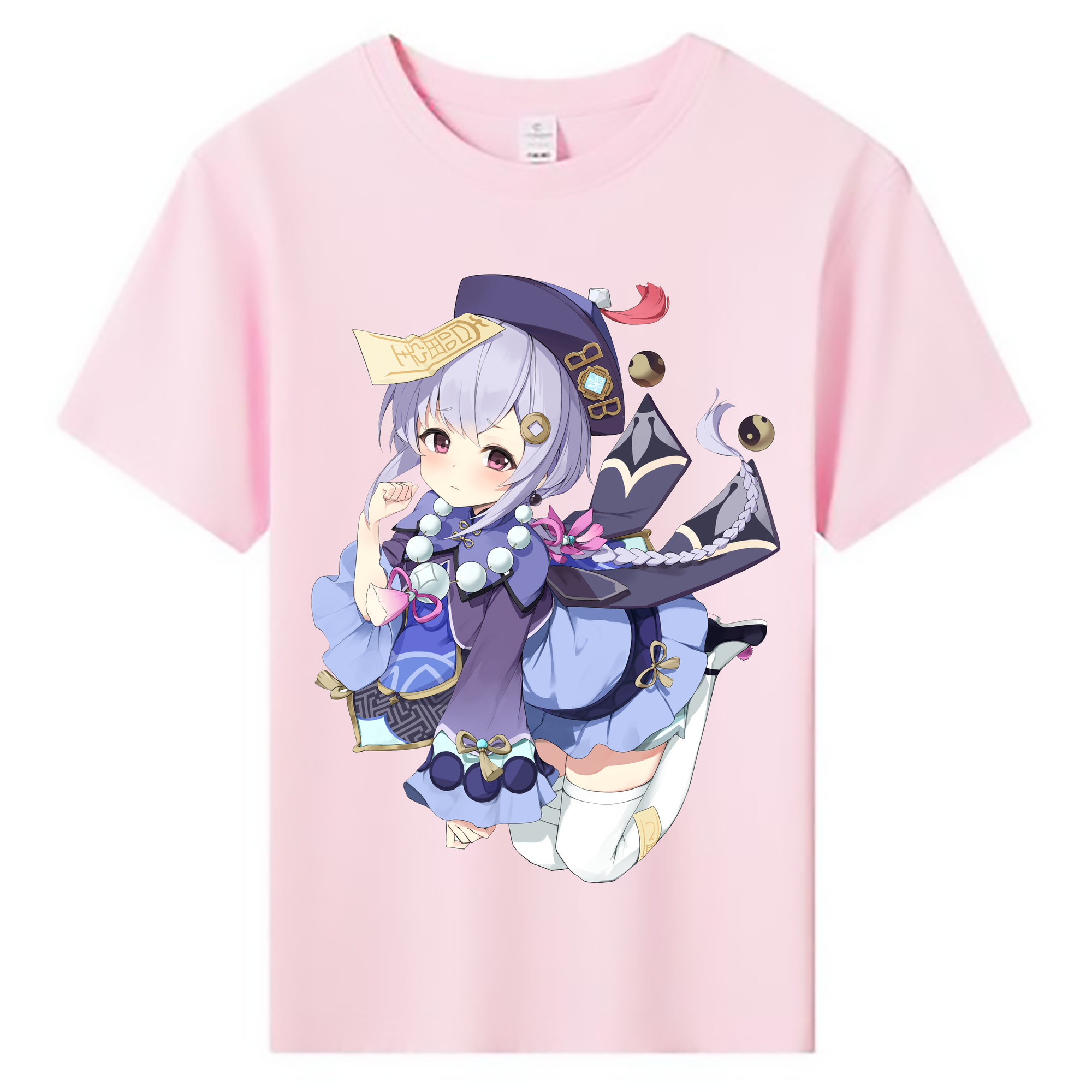 げんし神 七七 なな  genshin Nana 綿100％キッズTシャツ（フロントプリント）