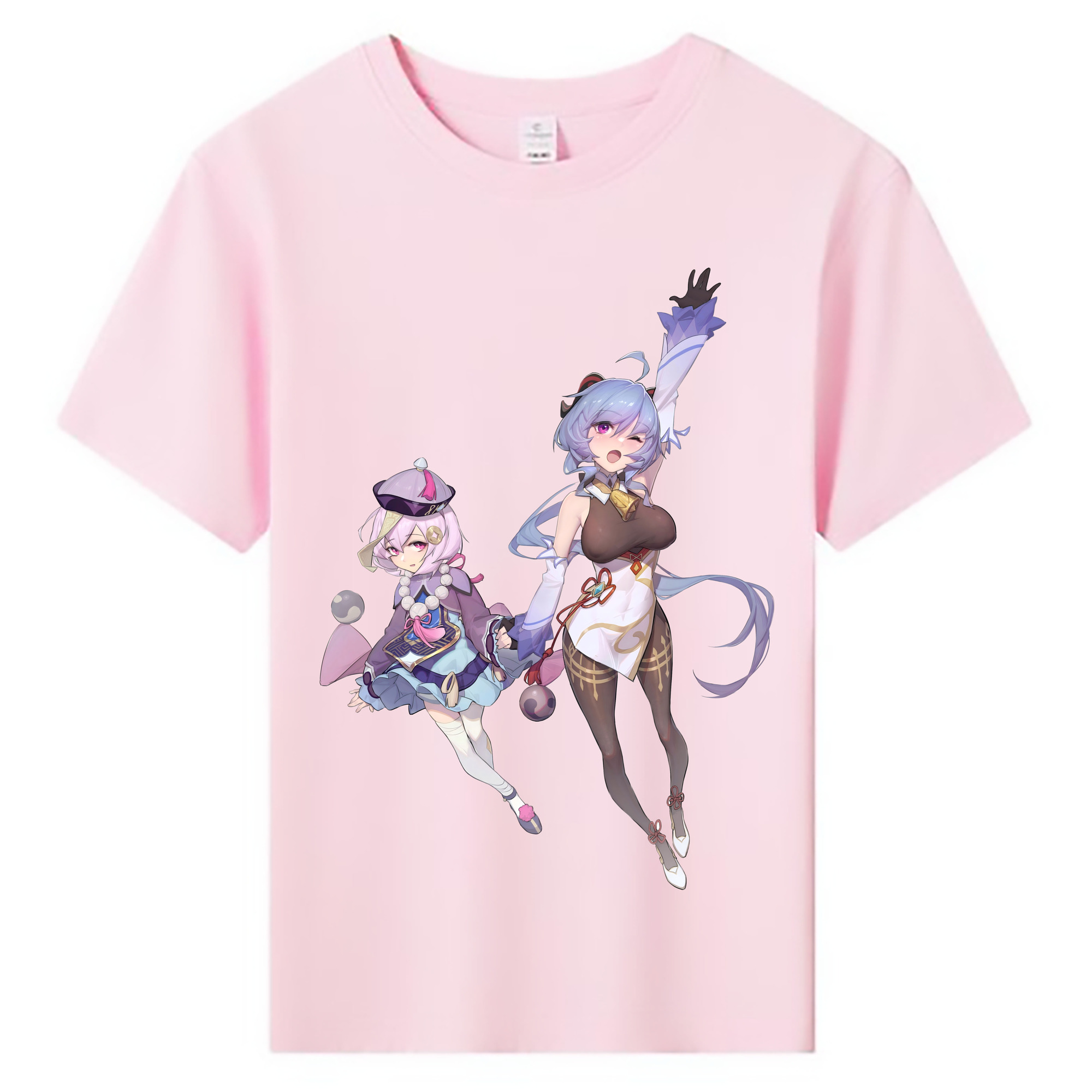 げんし神 七七 なな  genshin Nana 綿100％キッズTシャツ（フロントプリント）