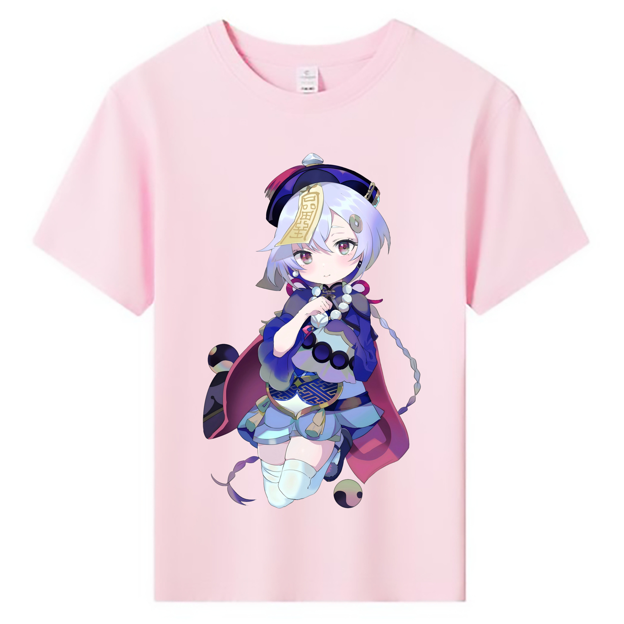 げんし神 七七 なな  genshin Nana 綿100％キッズTシャツ（フロントプリント）