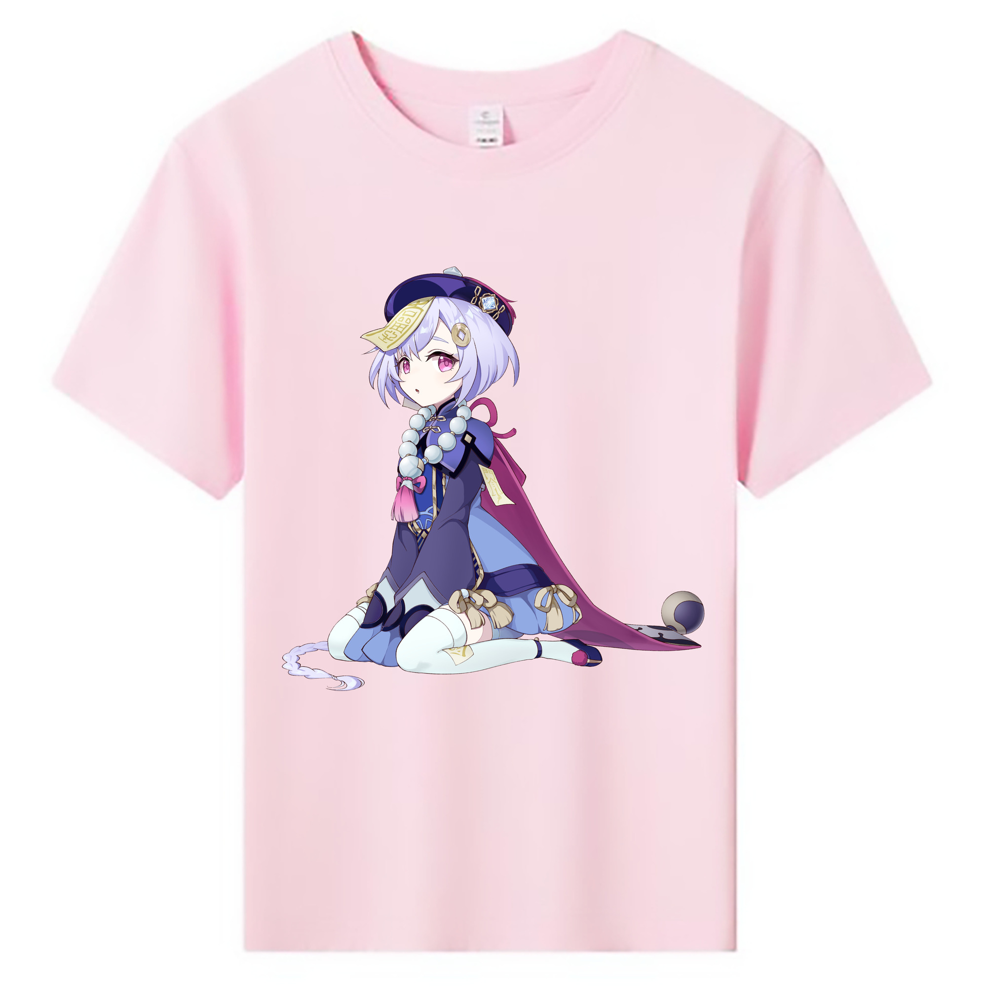 げんし神 七七 なな  genshin Nana 綿100％キッズTシャツ（フロントプリント）