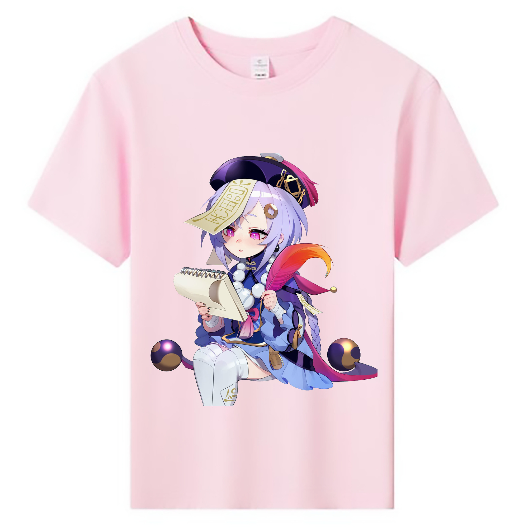 げんし神 七七 なな  genshin Nana 綿100％キッズTシャツ（フロントプリント）