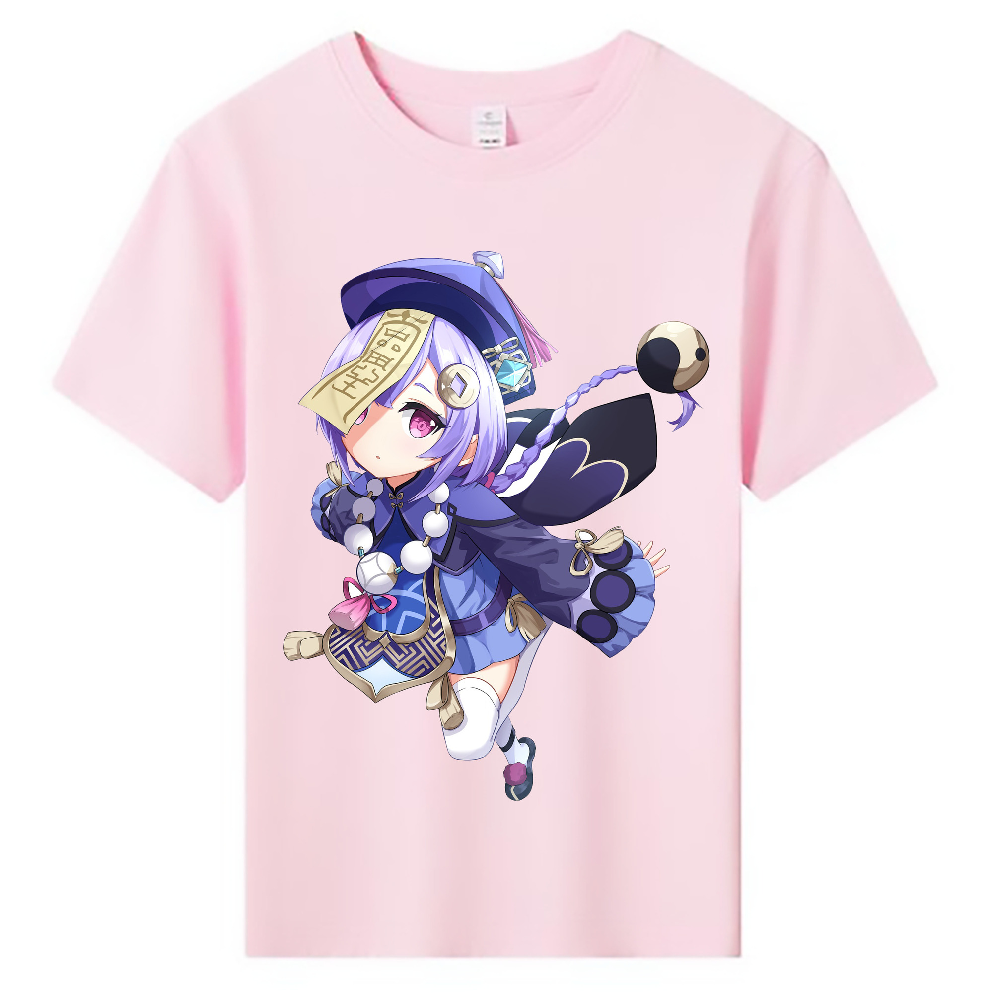げんし神 七七 なな  genshin Nana 綿100％キッズTシャツ（フロントプリント）