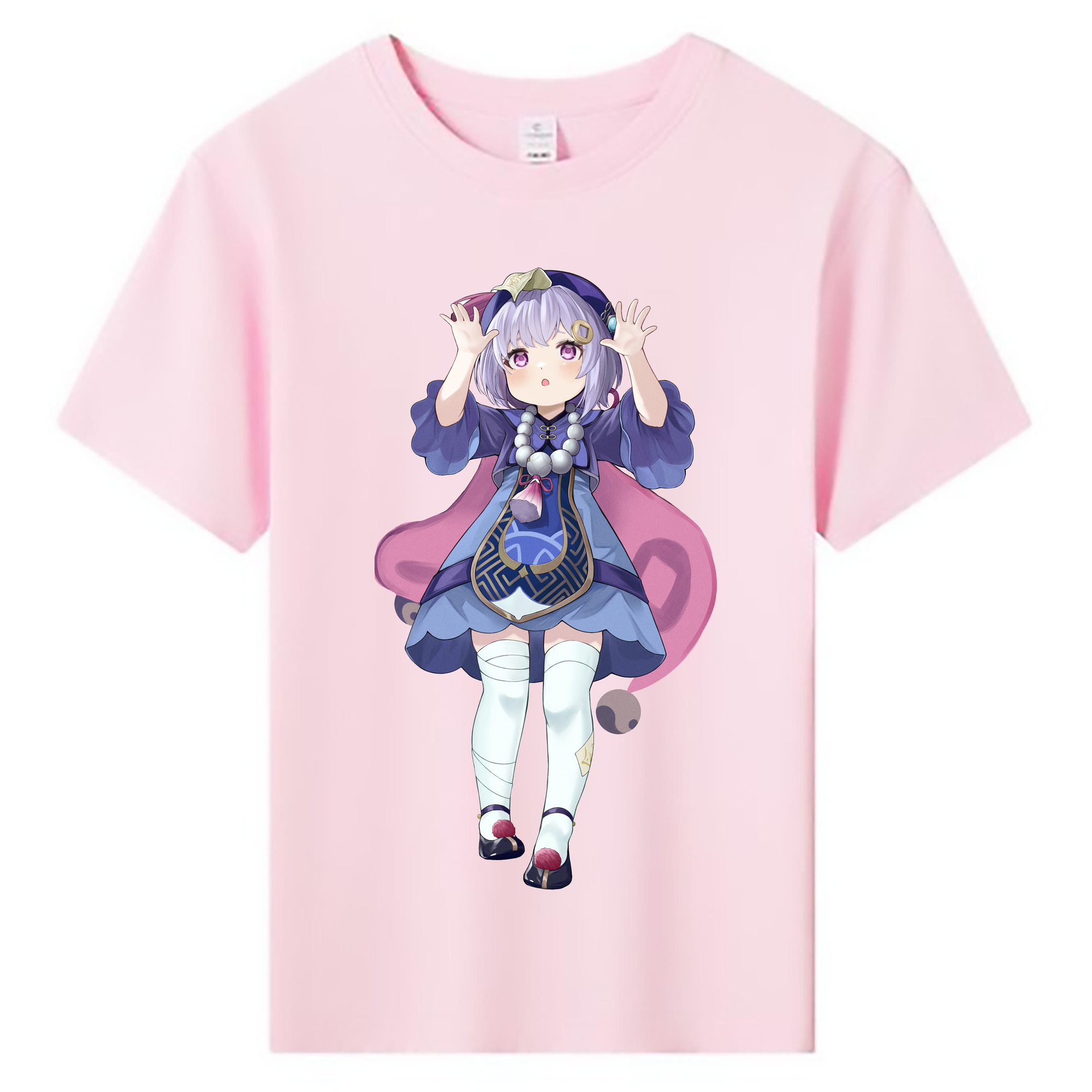 げんし神 七七 なな  genshin Nana 綿100％キッズTシャツ（フロントプリント）