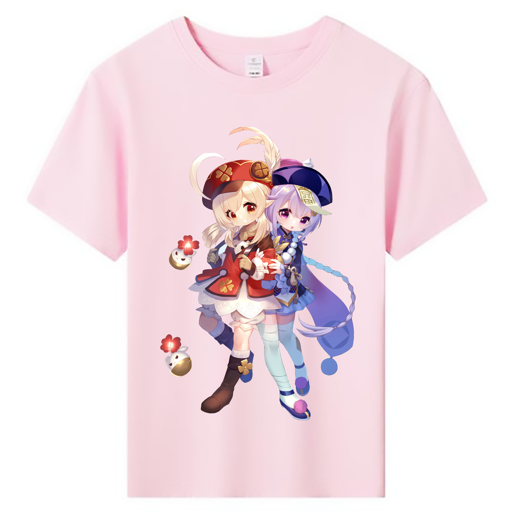 げんし神 七七 なな  genshin Nana 綿100％キッズTシャツ（フロントプリント）