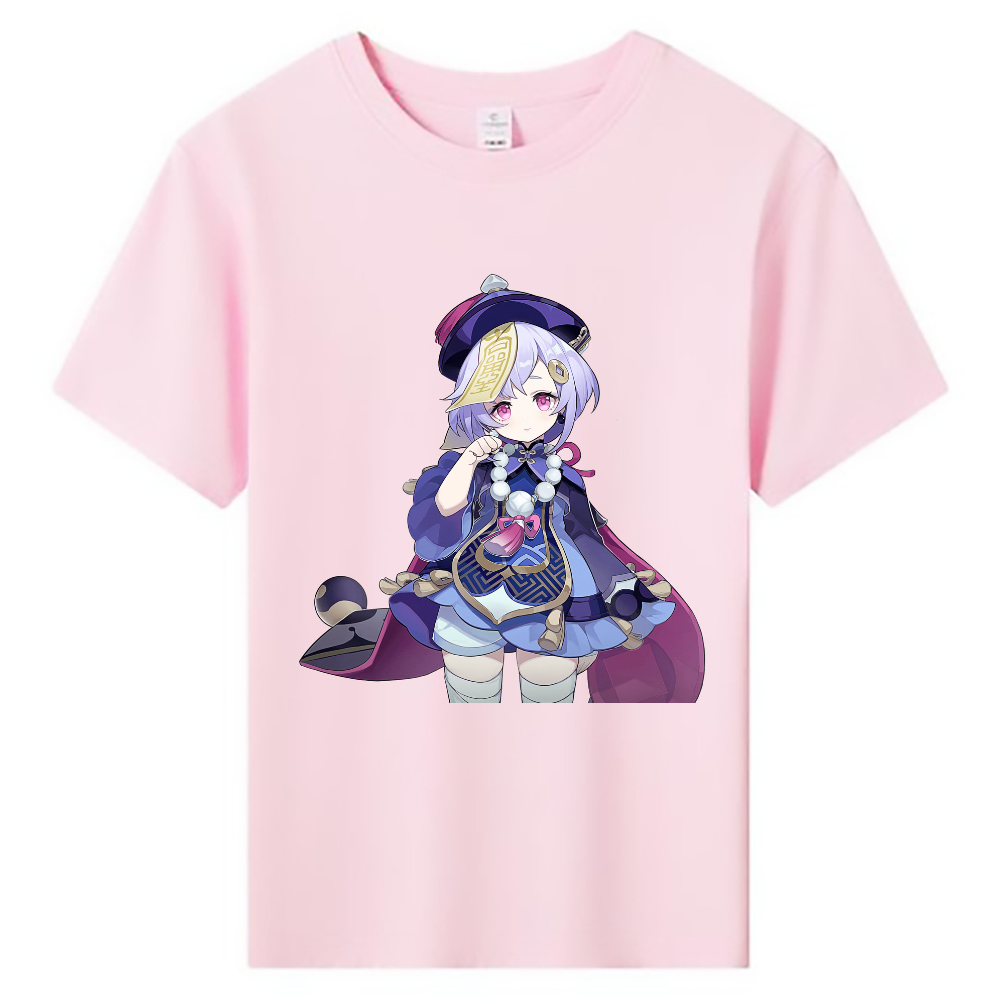 げんし神 七七 なな  genshin Nana 綿100％キッズTシャツ（フロントプリント）