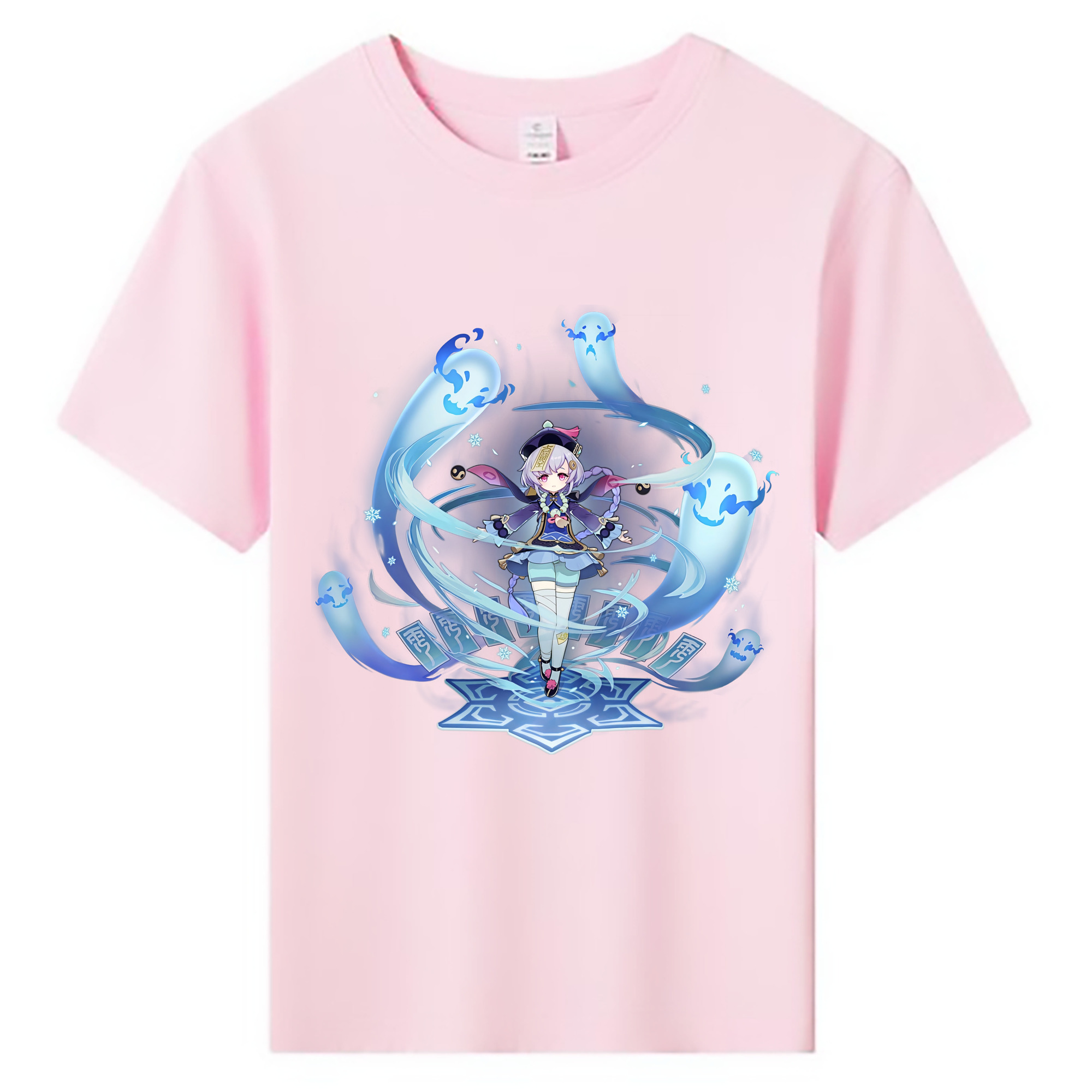 げんし神 七七 なな  genshin Nana 綿100％キッズTシャツ（フロントプリント）