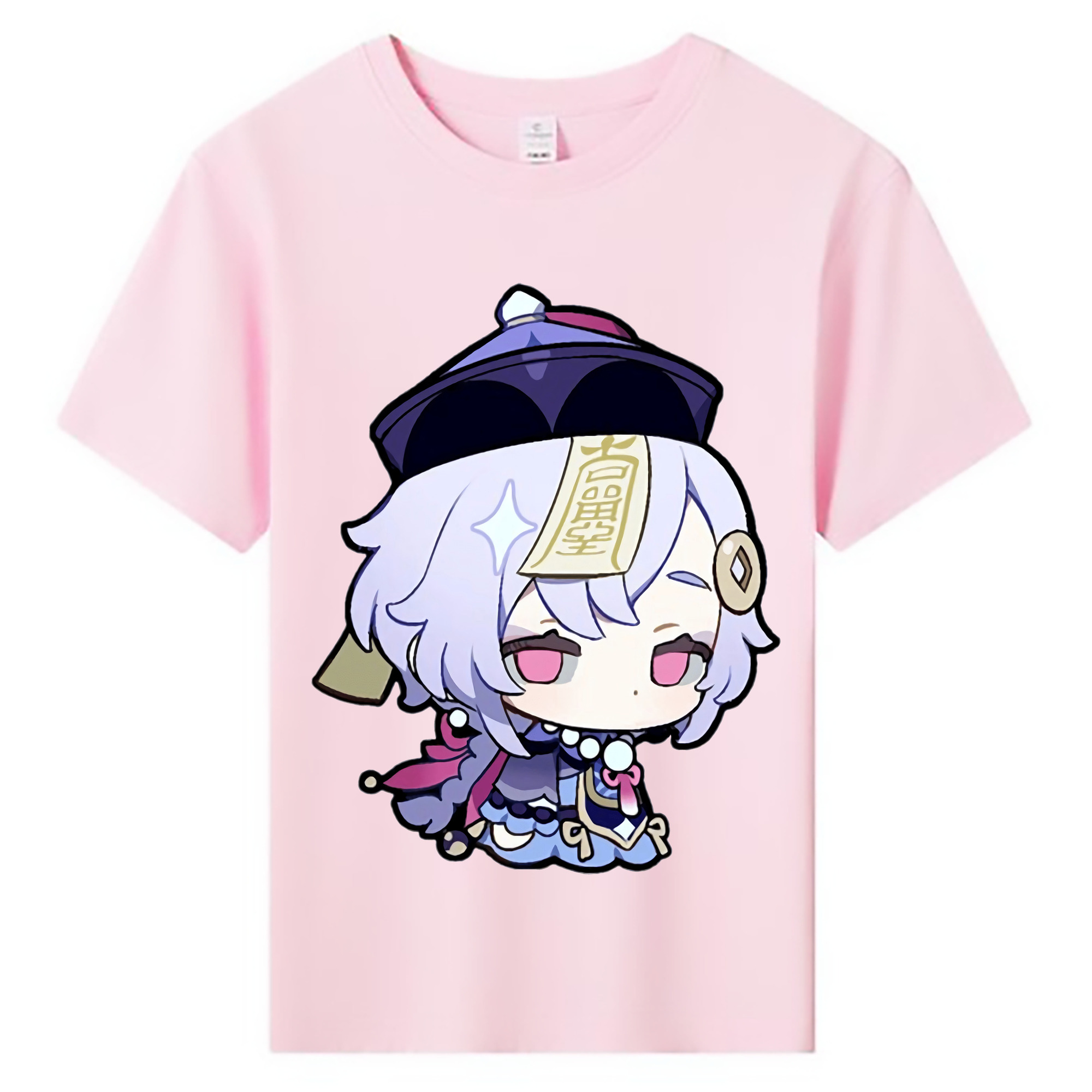 げんし神 七七 なな  genshin Nana 綿100％キッズTシャツ（フロントプリント）