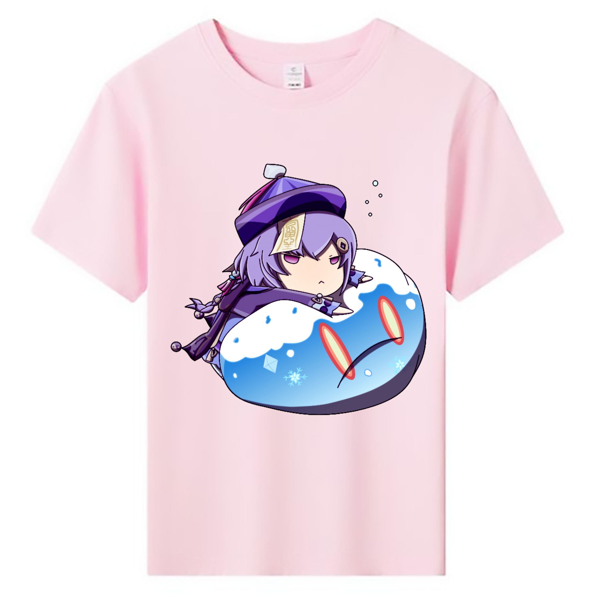 げんし神 七七 なな  genshin Nana 綿100％キッズTシャツ（フロントプリント）