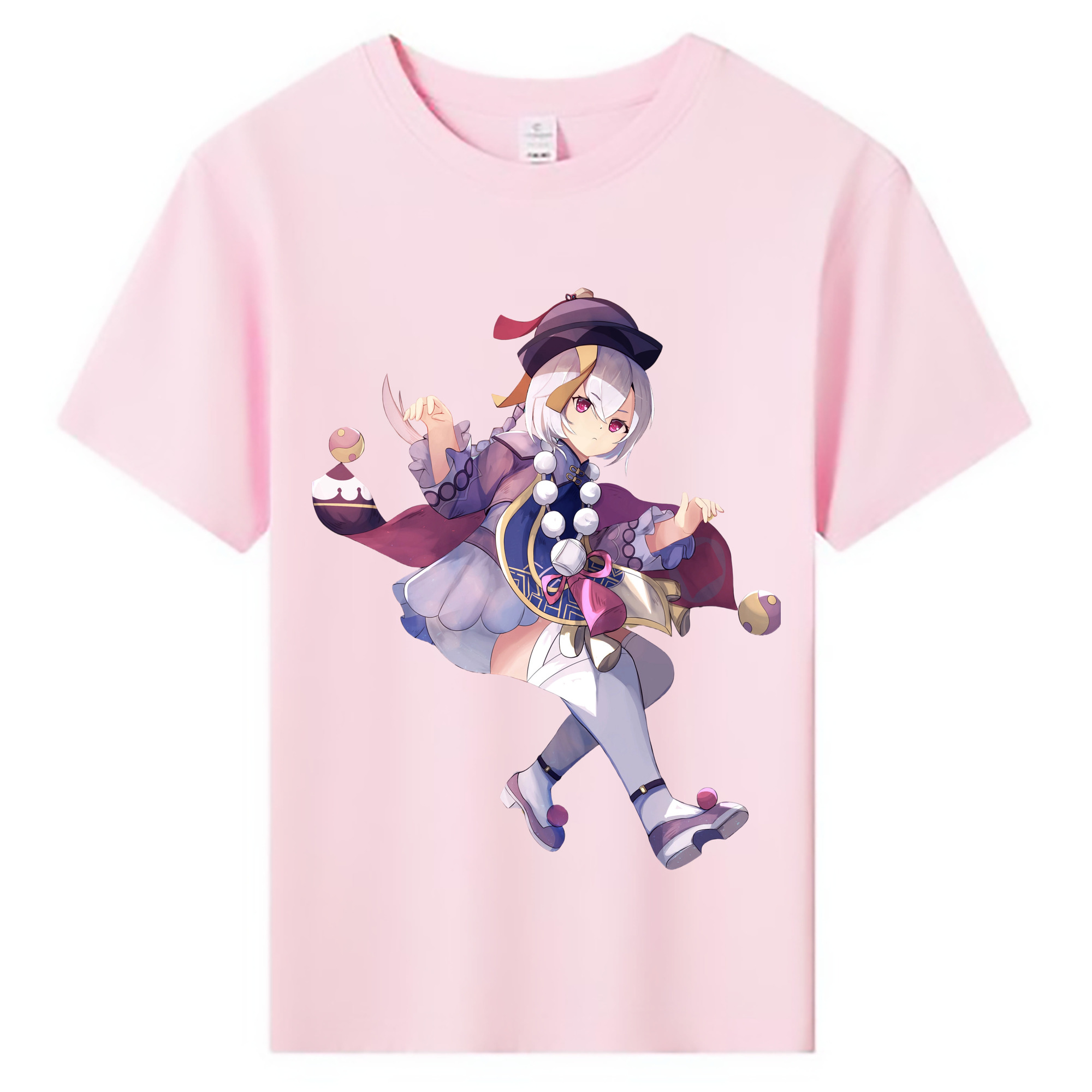 げんし神 七七 なな  genshin Nana 綿100％キッズTシャツ（フロントプリント）