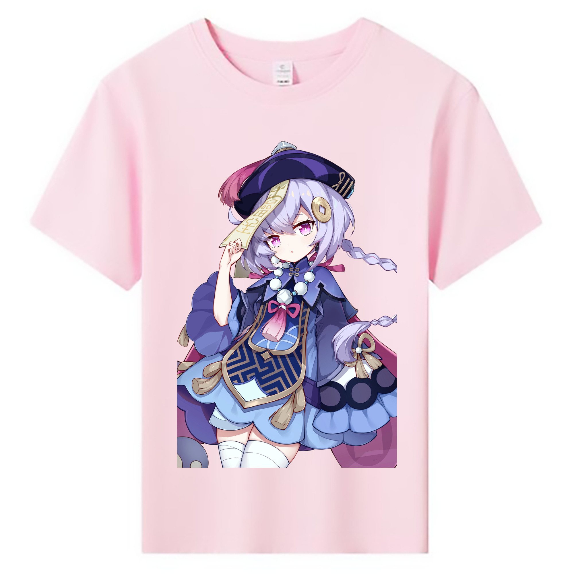 げんし神 七七 なな  genshin Nana 綿100％キッズTシャツ（フロントプリント）