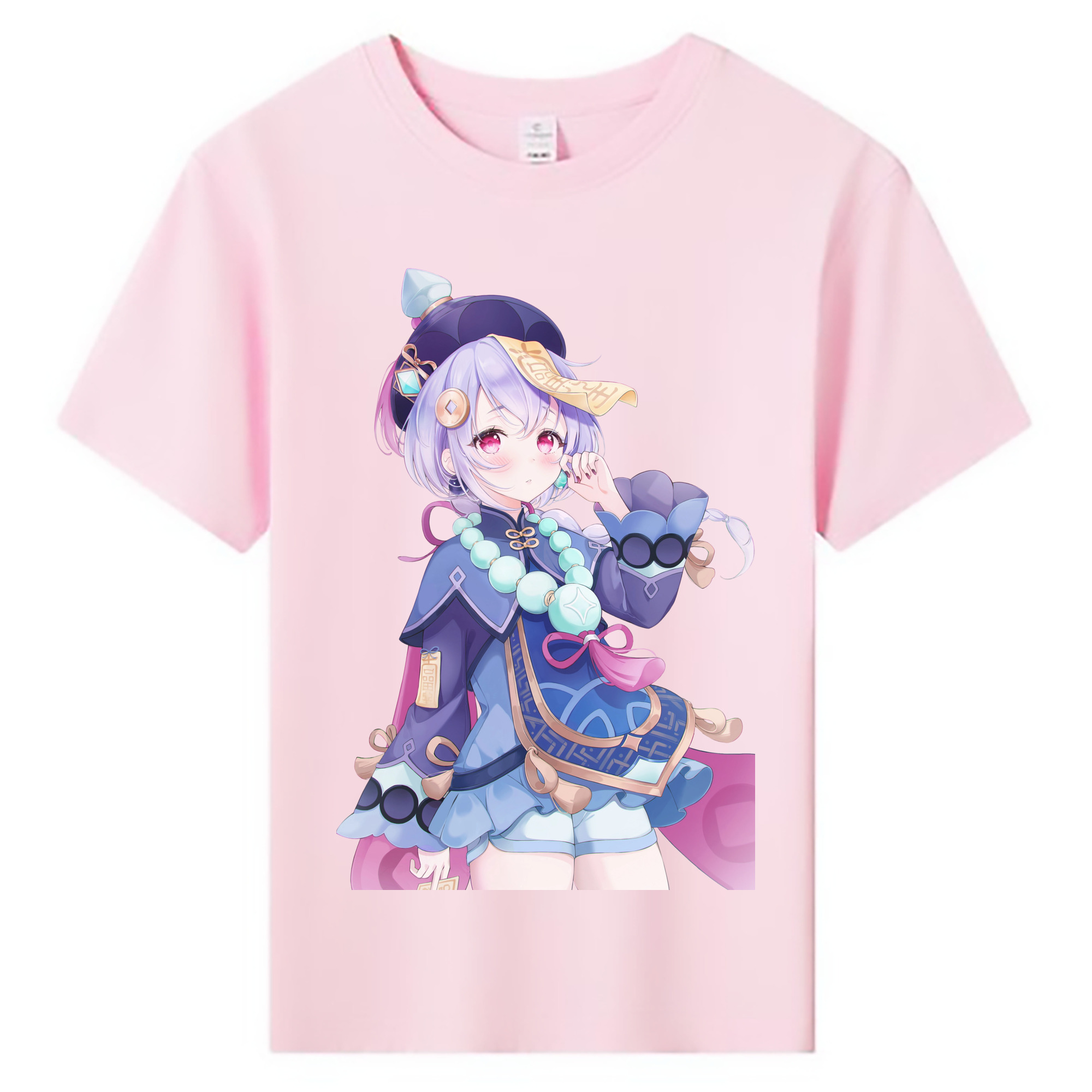 げんし神 七七 なな  genshin Nana 綿100％キッズTシャツ（フロントプリント）