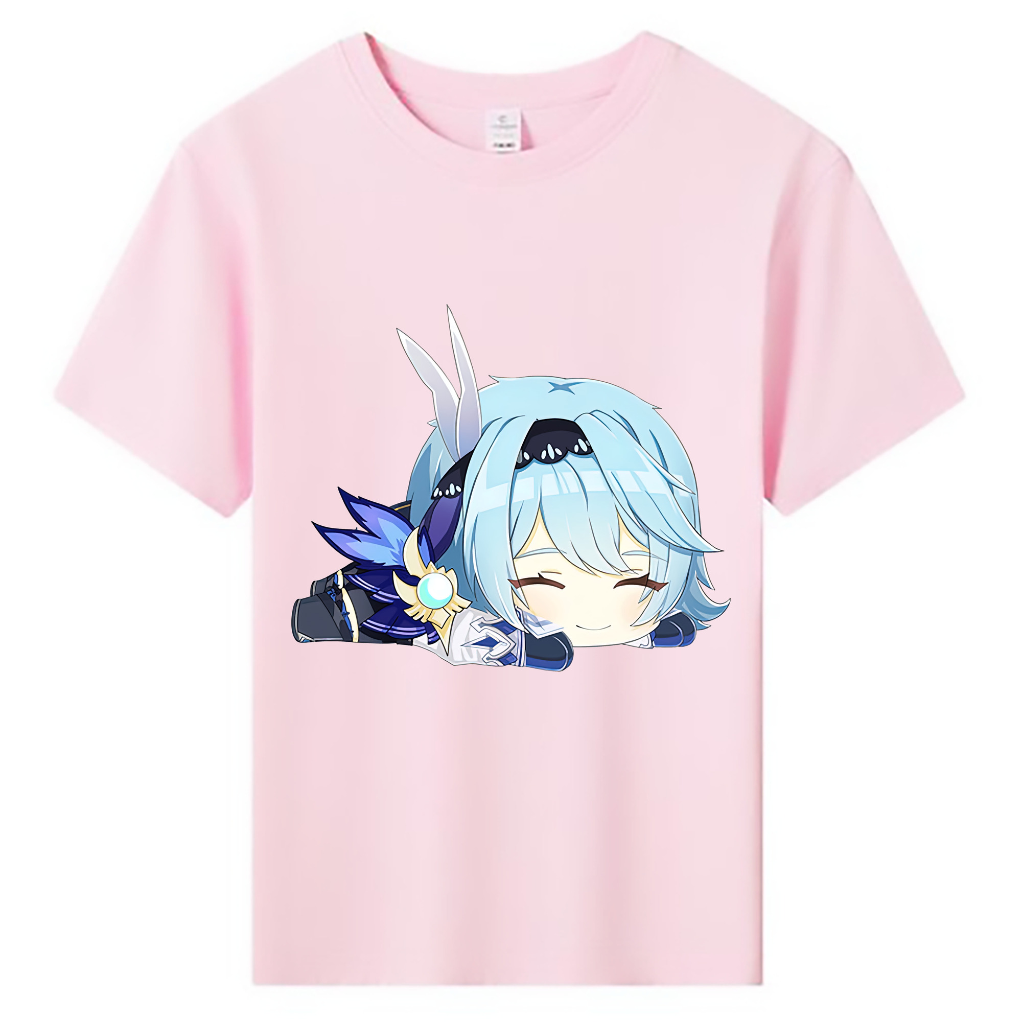 げんし神 优菈 ゆうら genshin Yūra 綿100％キッズTシャツ（フロントプリント）