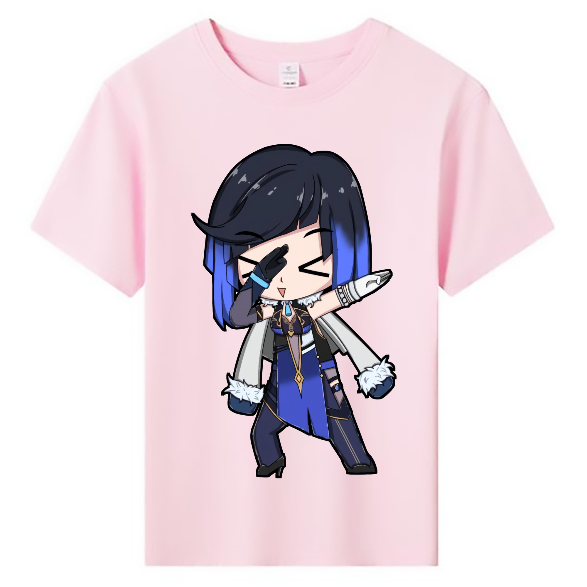 げんし神 夜兰 やらん genshin Yaran 綿100％キッズTシャツ（フロントプリント）