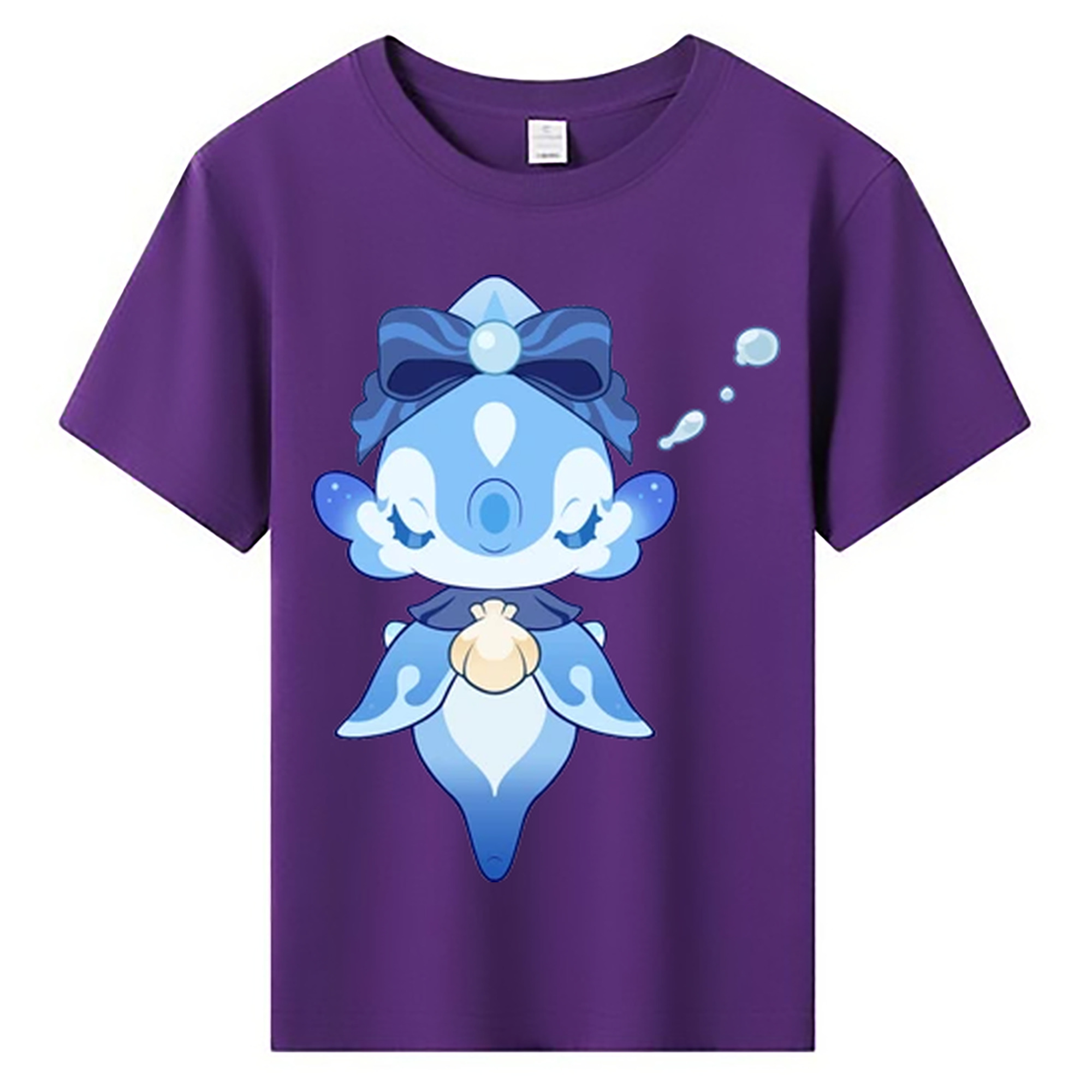 げんし神 フリーナ genshin Furina 綿100％キッズTシャツ（フロントプリント）