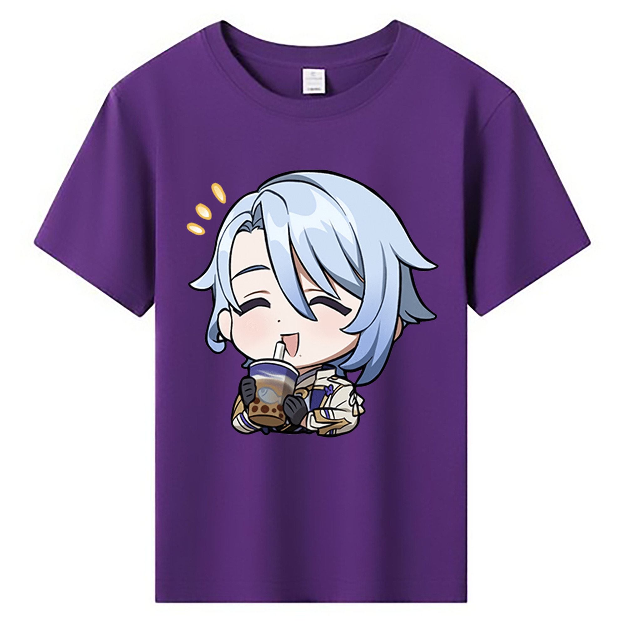 げんし神 神里綾人 かみさとあやと genshin Kamisato Ayato 綿100％キッズTシャツ（フロントプリント）