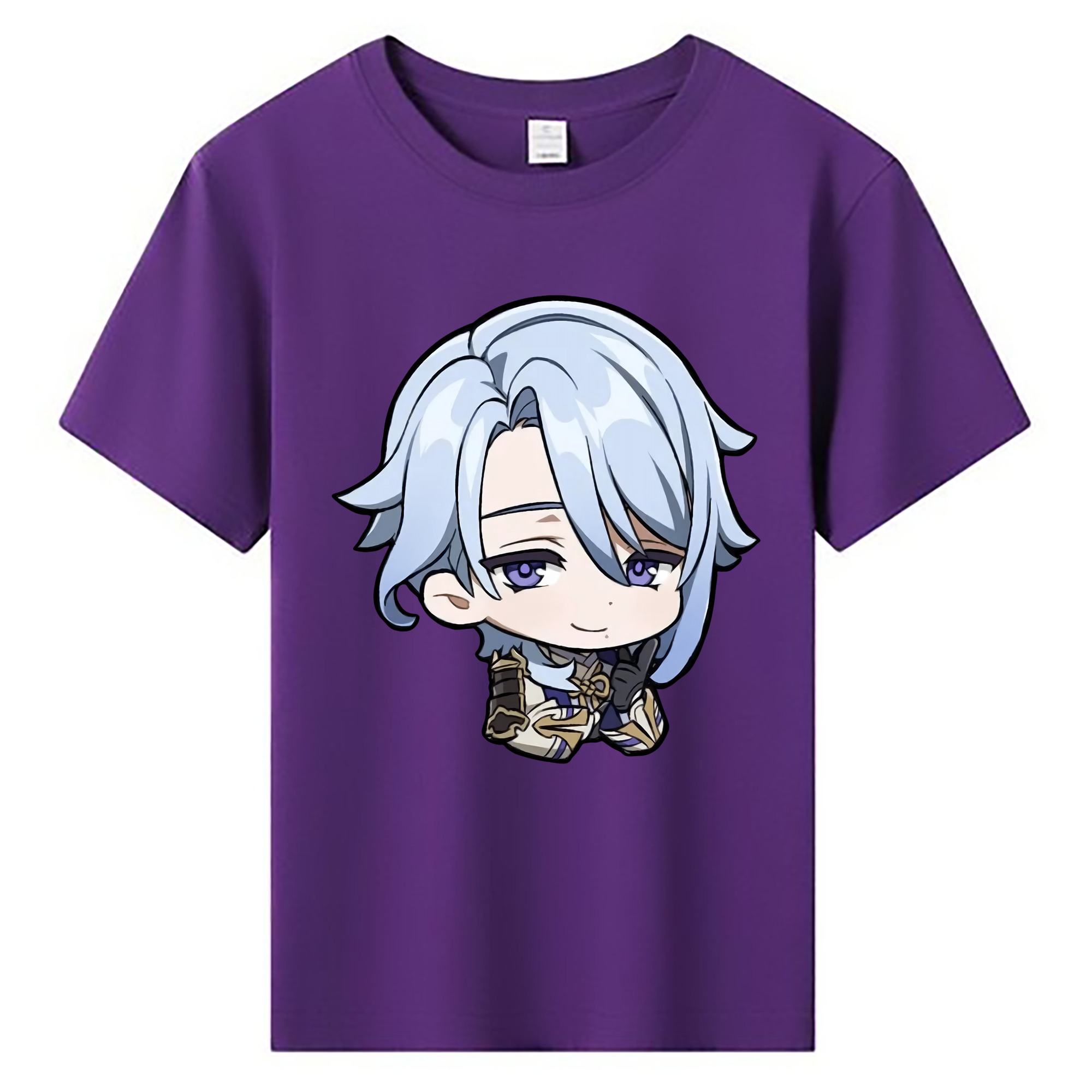 げんし神 神里綾人 かみさとあやと genshin Kamisato Ayato 綿100％キッズTシャツ（フロントプリント）