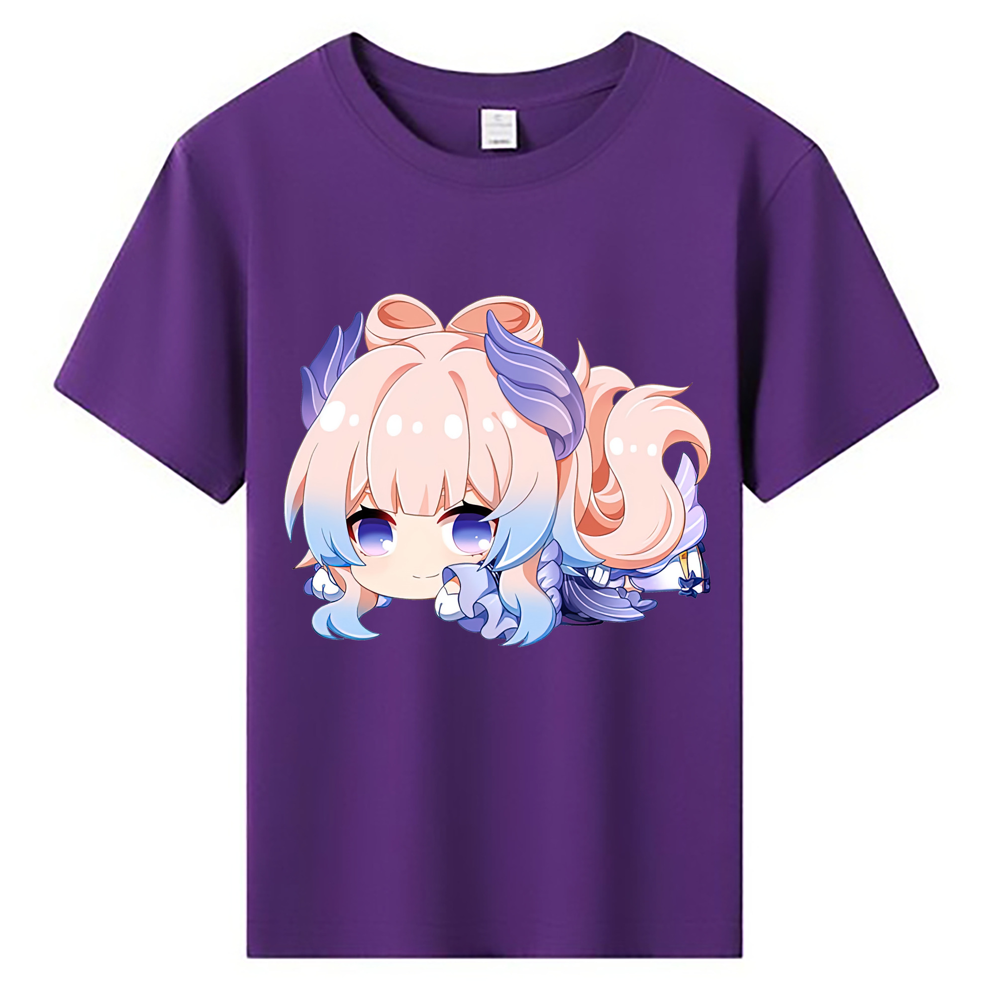 げんし神 珊瑚宮心海 サンゴノミヤ・ココミ genshin Sangonomiya Kokomi 綿100％キッズTシャツ（フロントプリント）