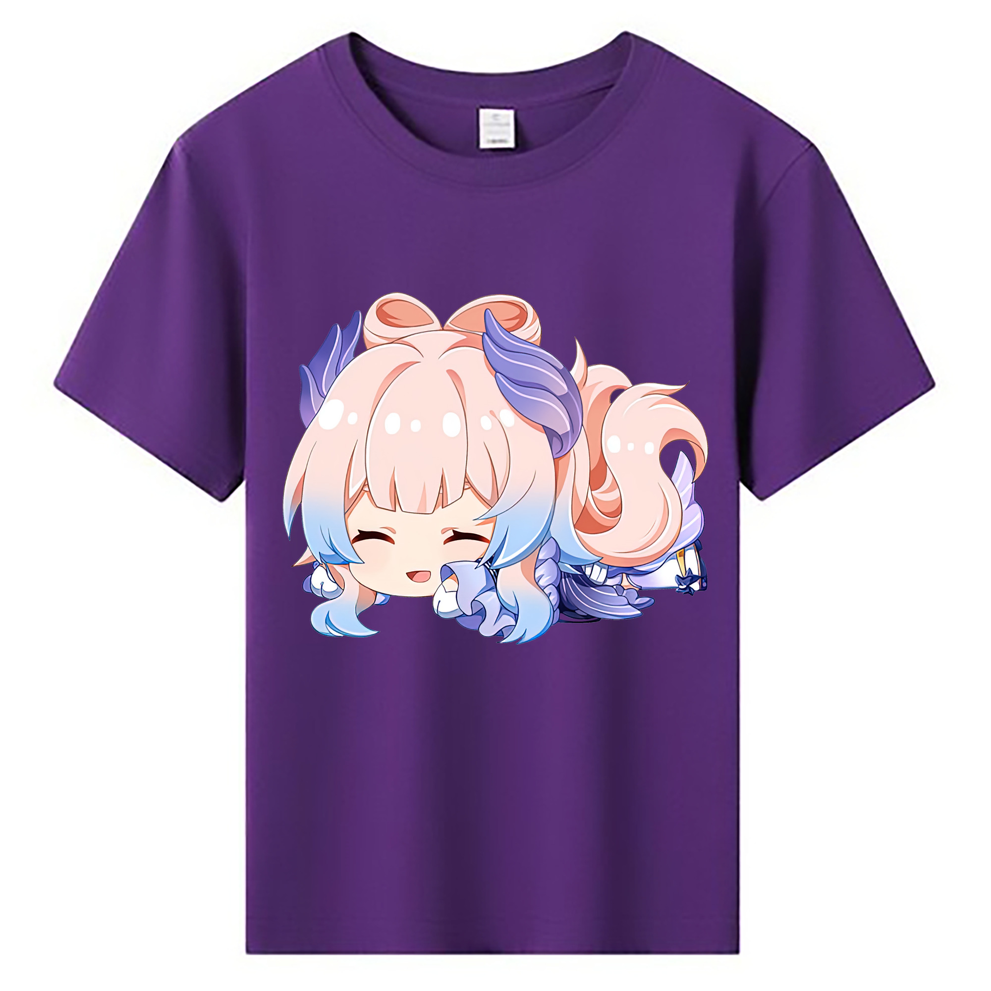 げんし神 珊瑚宮心海 サンゴノミヤ・ココミ genshin Sangonomiya Kokomi 綿100％キッズTシャツ（フロントプリント）