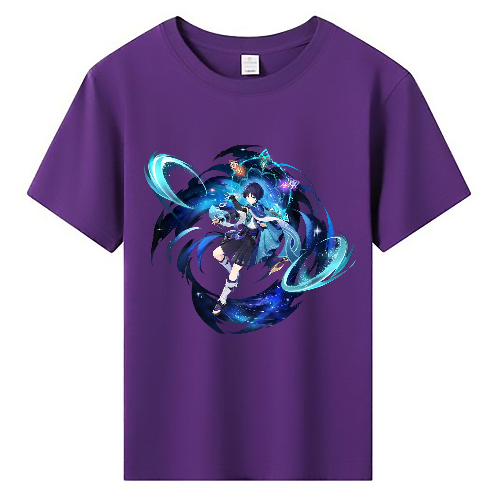 げんし神 さんペい genshin Sanpei 綿100％キッズTシャツ（フロントプリント）