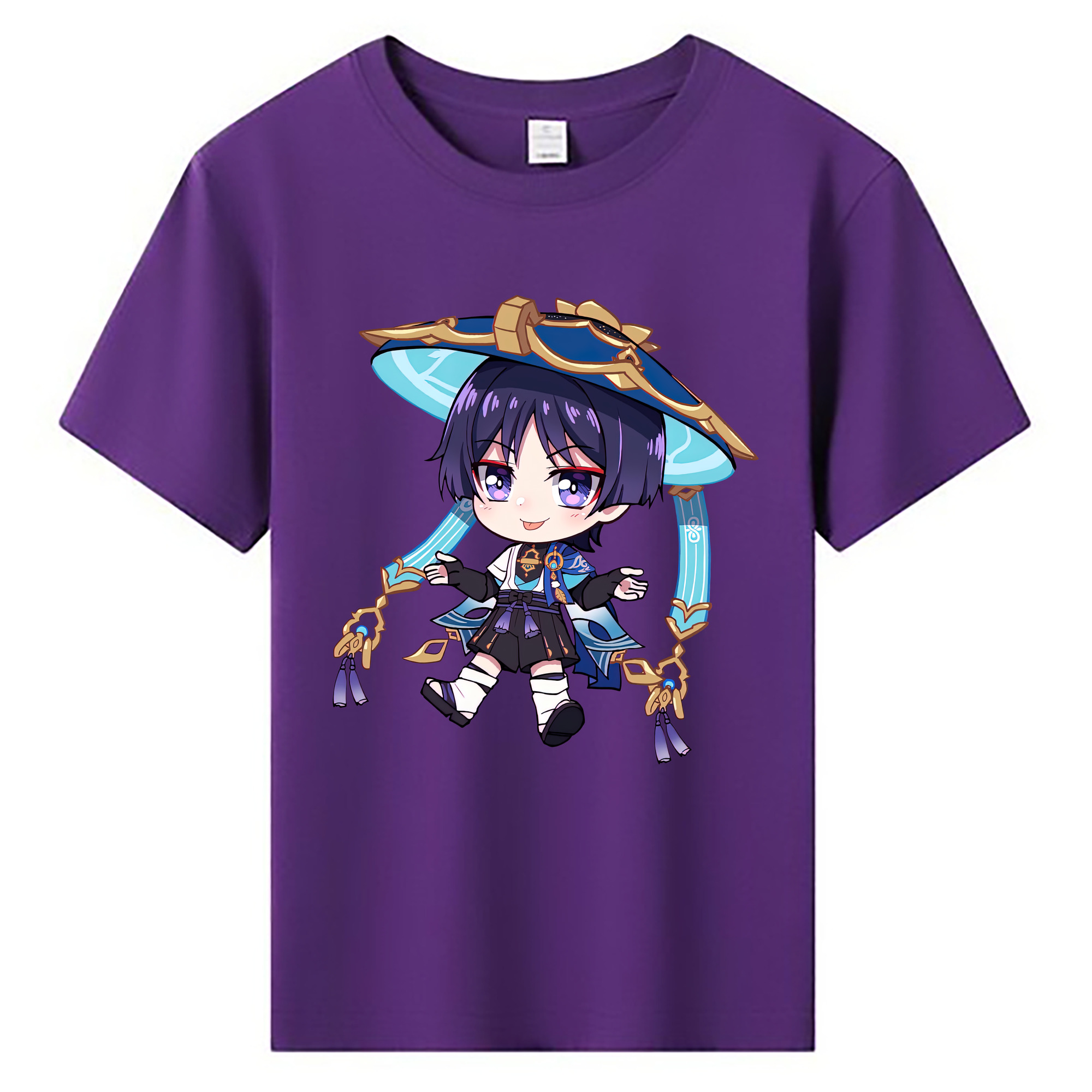 げんし神 さんペい genshin Sanpei 綿100％キッズTシャツ（フロントプリント）