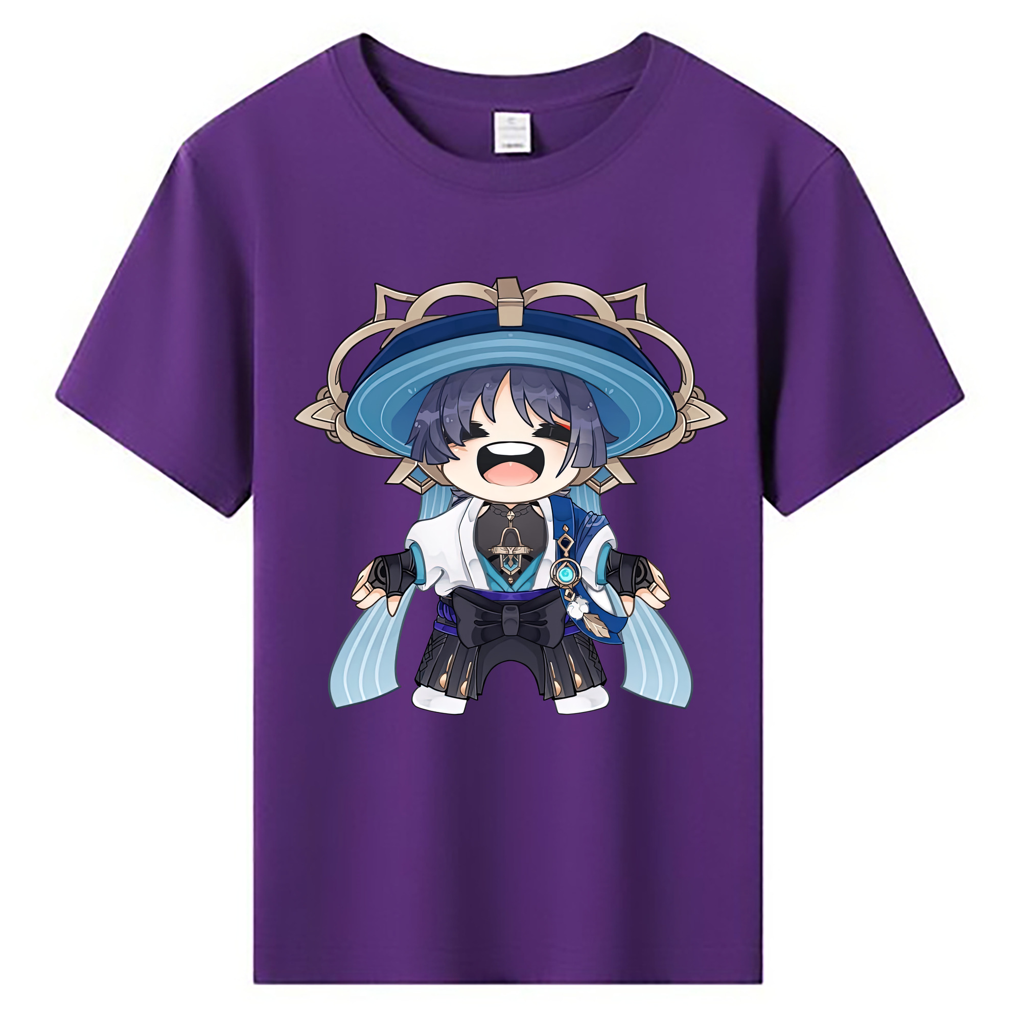 げんし神 さんペい genshin Sanpei 綿100％キッズTシャツ（フロントプリント）