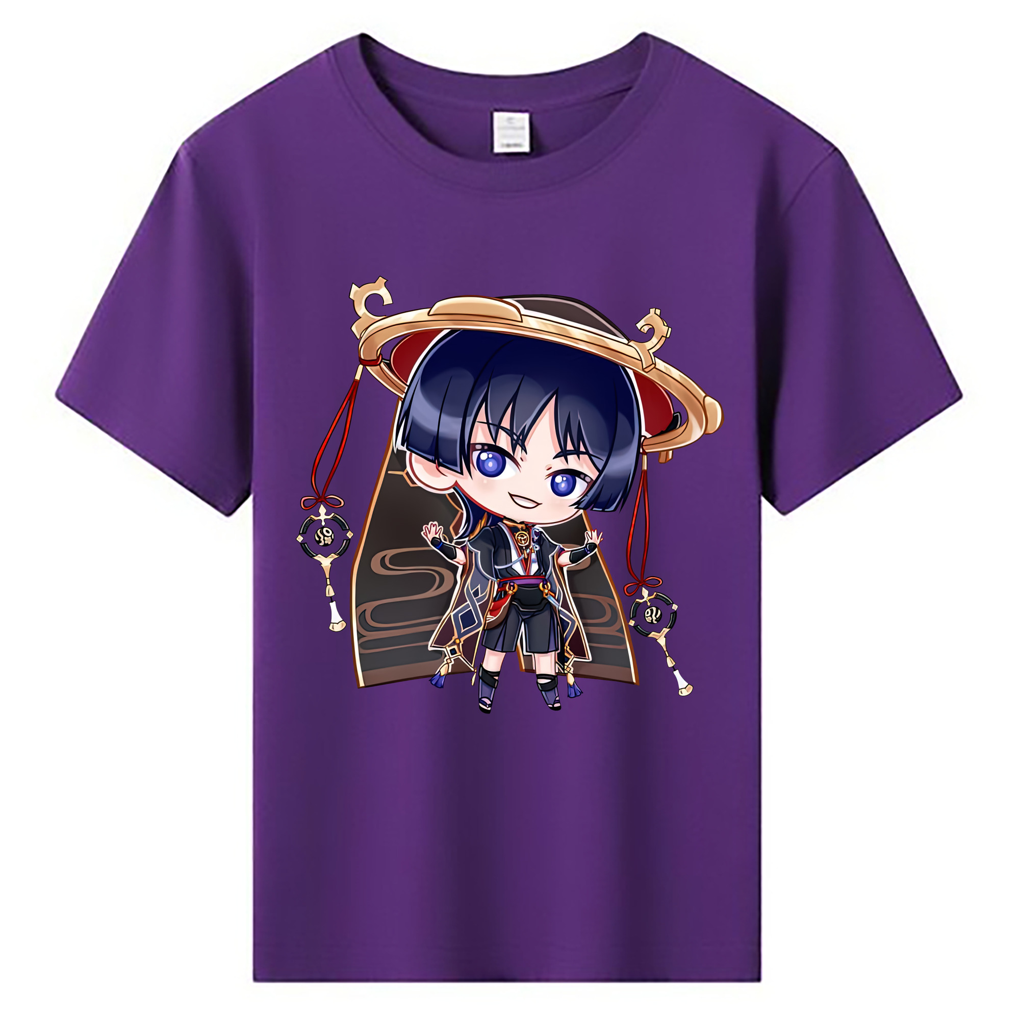 げんし神 さんペい genshin Sanpei 綿100％キッズTシャツ（フロントプリント）