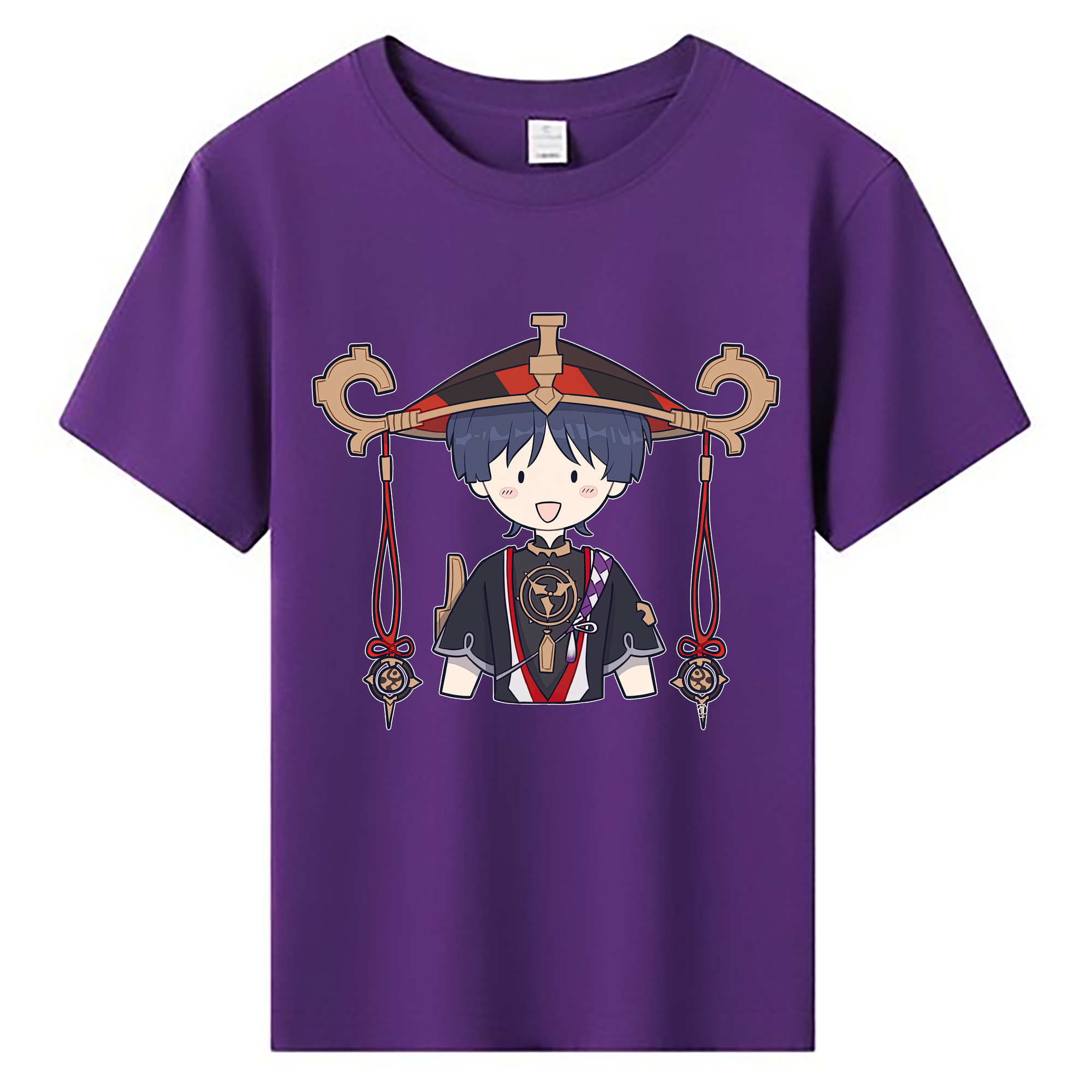 げんし神 さんペい genshin Sanpei 綿100％キッズTシャツ（フロントプリント）